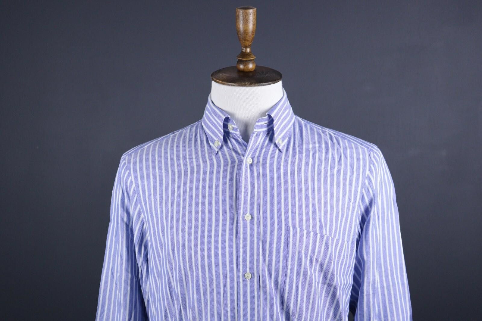 Designer Boggi Milano Fine Italian Fabric Oxford Shirt Size 41 / 16 Size US M / EU 48-50 / 2 - 2 Thumbnail