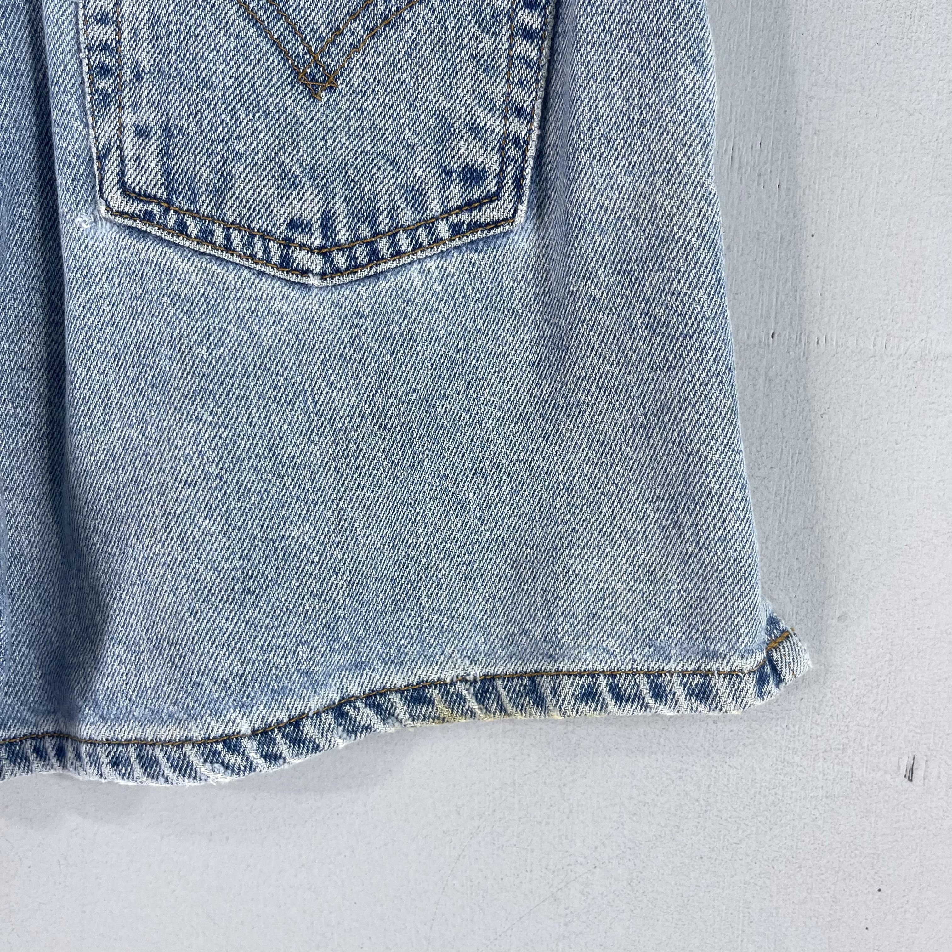 Levi's × Vintage W27 Vintage Levis 342 Distressed Ripped Cutoff Jeans Size 27" / US 4 / IT 40 - 9 Thumbnail