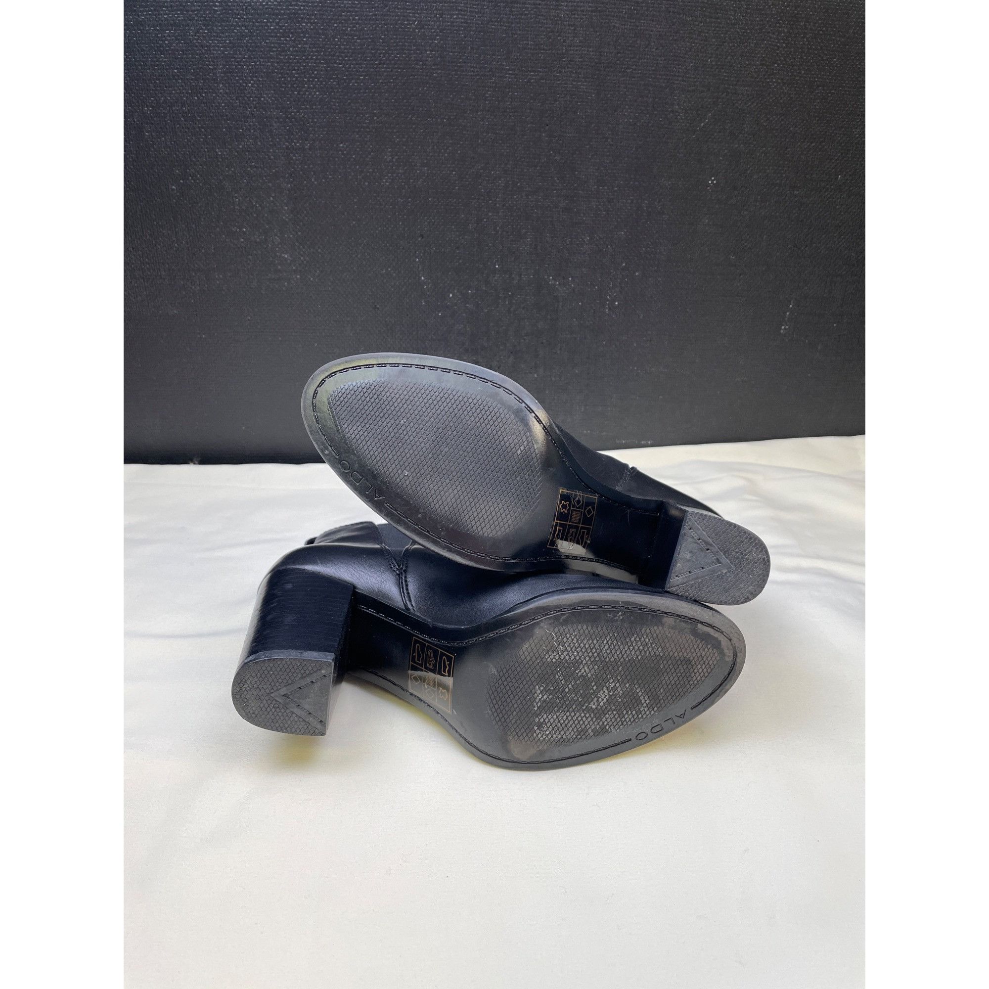Aldo Aldo Women's Black Ankle Boots Shoes Heels 3.5" Size 7.5 SKU Size US 7.5 / IT 37.5 - 6 Thumbnail