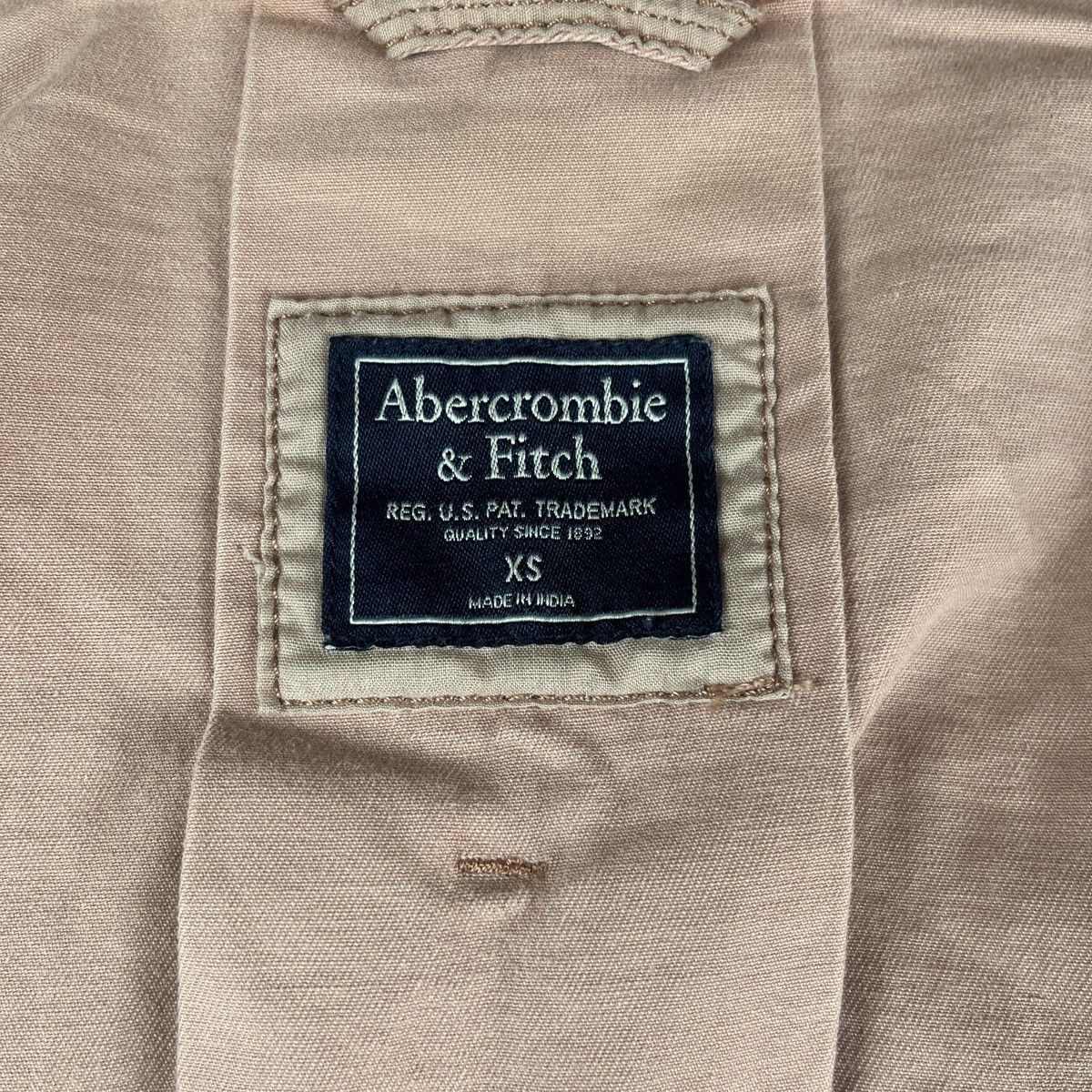 Abercrombie & Fitch Abercrombie dusty pink utility jacket cinched waist y2k Size XS / US 0-2 / IT 36-38 - 3 Thumbnail
