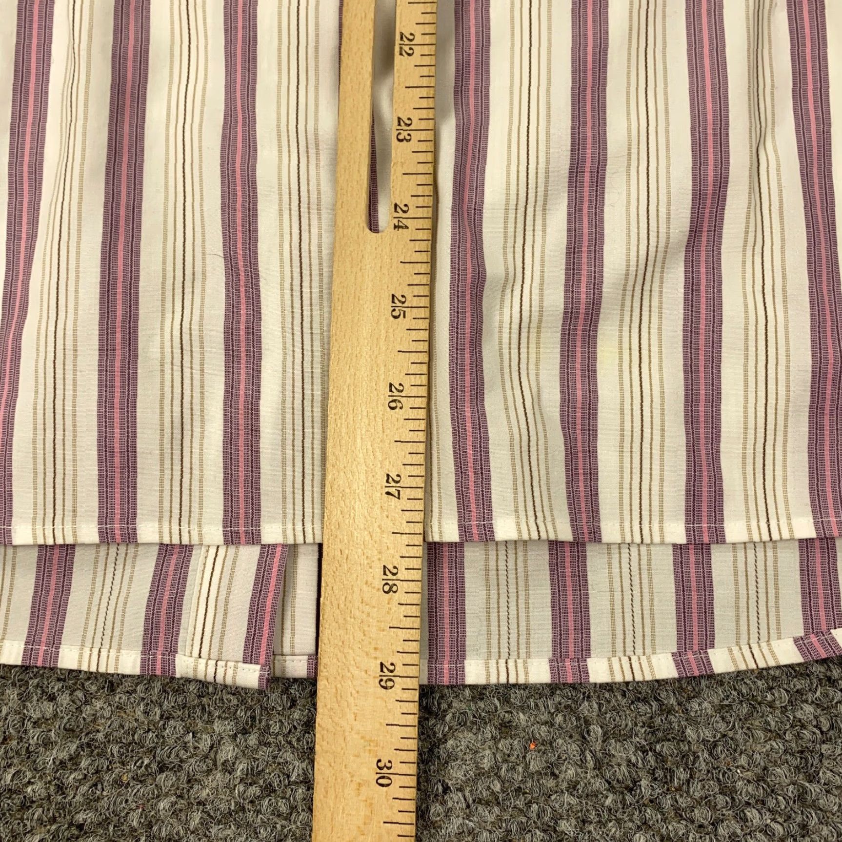 Eddie Bauer Eddie Bauer Plus Size 1X Button-Up Shirt Womens Striped Long Sleeve Collared Multicolor Stretch Size XL / US 12-14 / IT 48-50 - 7 Thumbnail