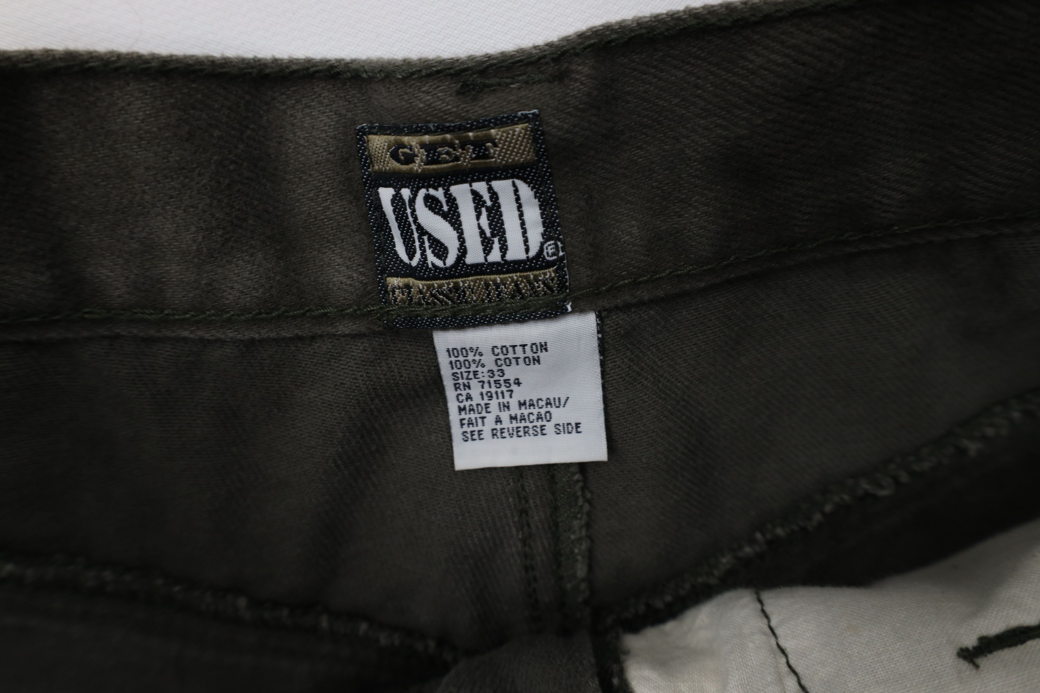 Vintage Deadstock Vintage 90s Streetwear Skateboard Jeans Green Size US 33 - 7 Thumbnail