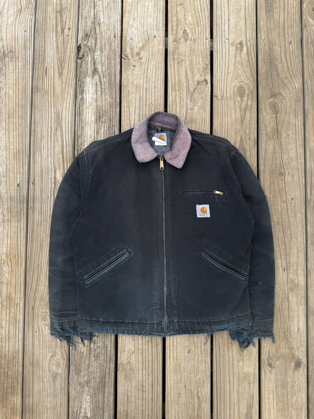 Carhartt VTG Distressed Carhartt Detroit Jacket Size Medium Size US M / EU 48-50 / 2 - 2 Thumbnail