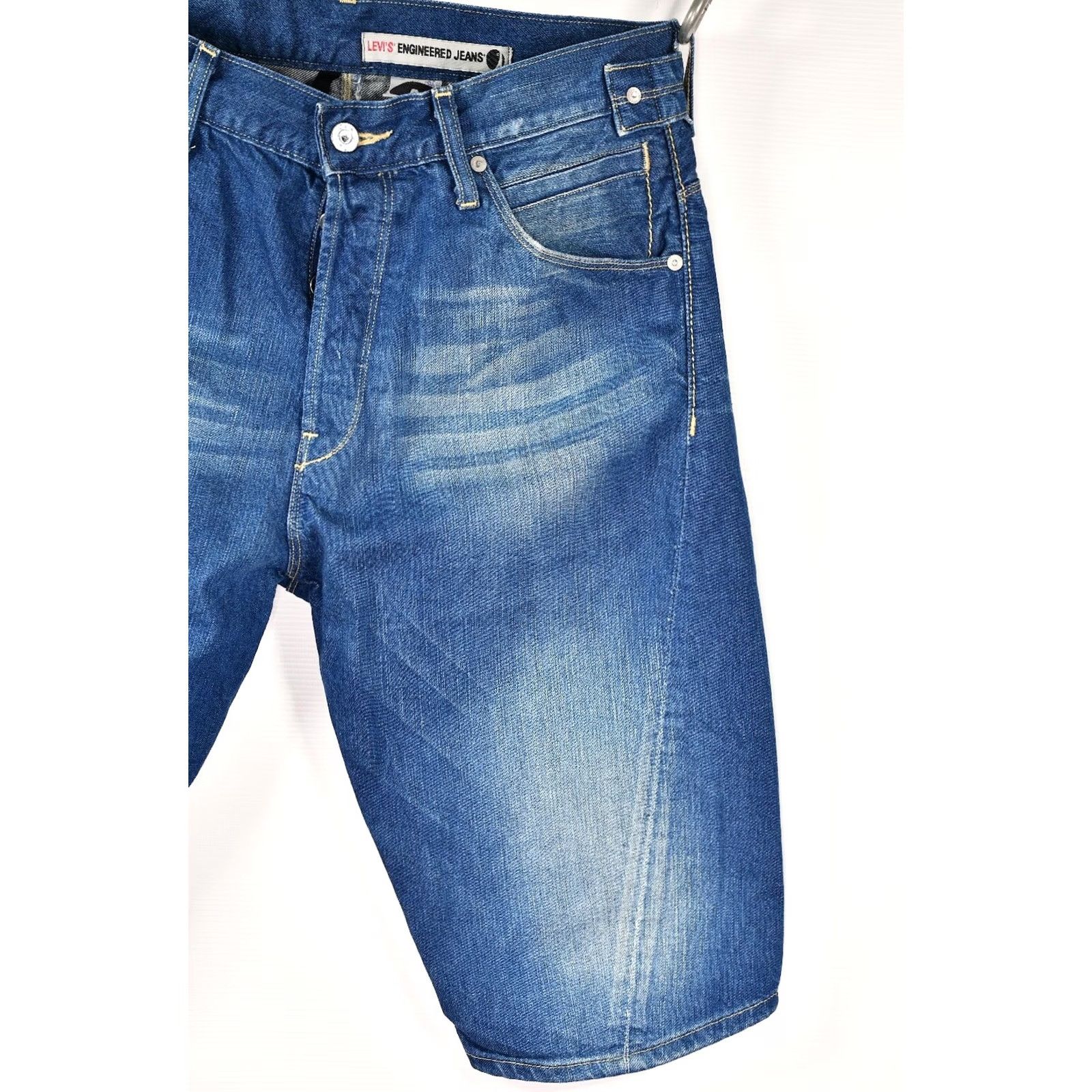 Levi's Levi's Engineered Blue Denim Shorts Jeans M Men Regular Cotton Size US 31 - 4 Thumbnail