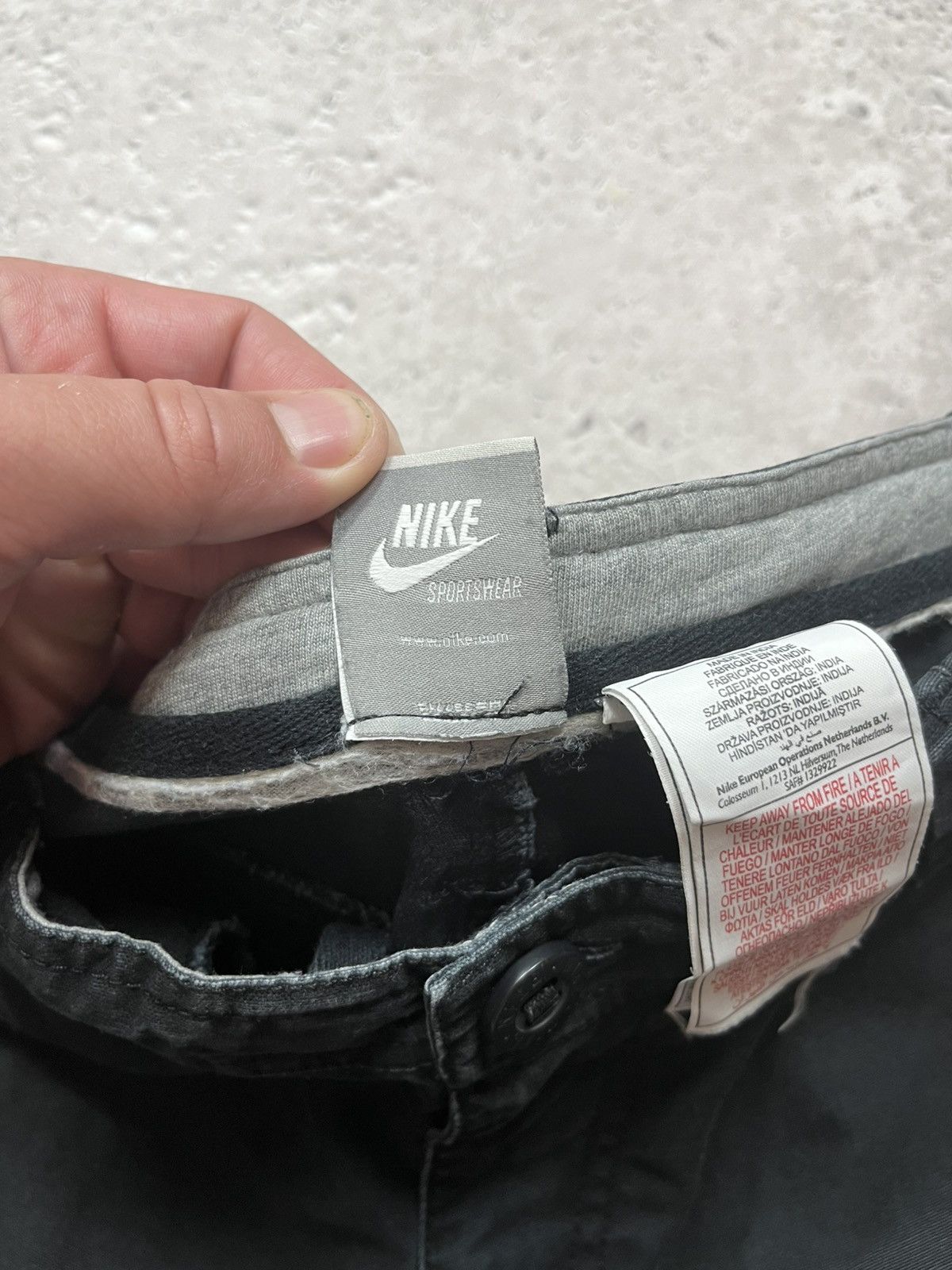 Nike × Vintage Vintage Nike Sportswear Black Utility Cargo Pants 30 Size US 30 / EU 46 - 7 Thumbnail