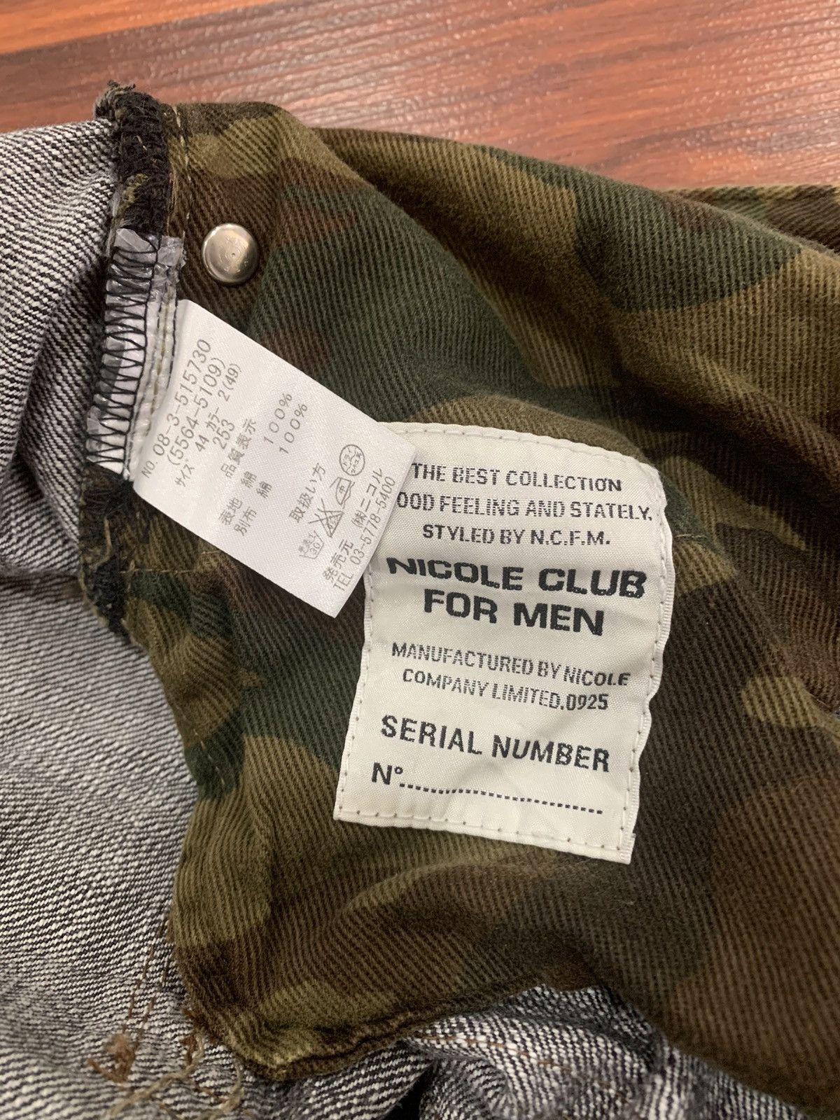 If Six Was Nine × Nicole Club 💥Rare💥Nicole Club For Men Cargo Jeans Size US 32 / EU 48 - 16 Thumbnail