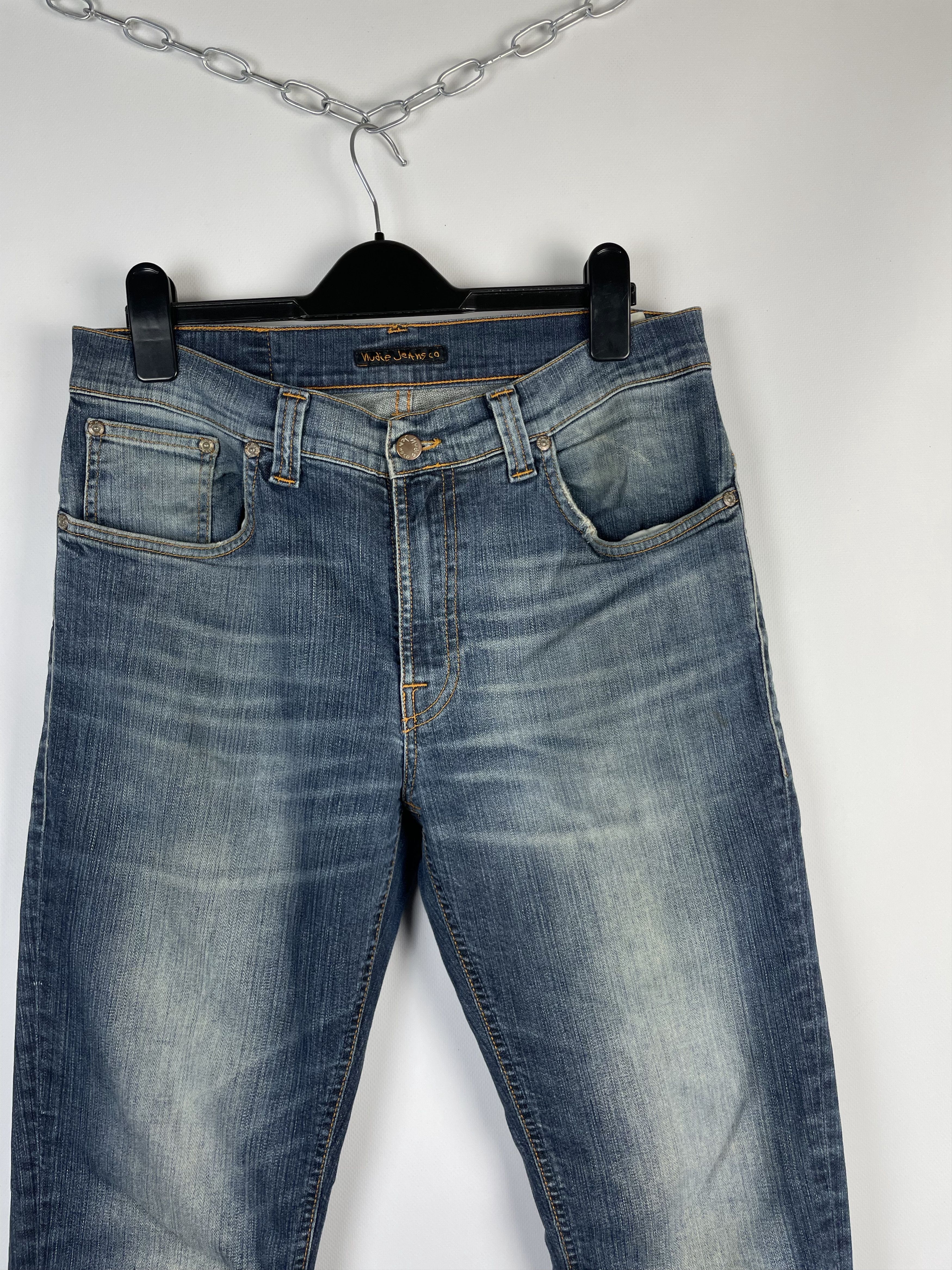 Japanese Brand Nudie Jeans Vintage Mens Denim Pants Size US 34 / EU 50 - 7 Thumbnail