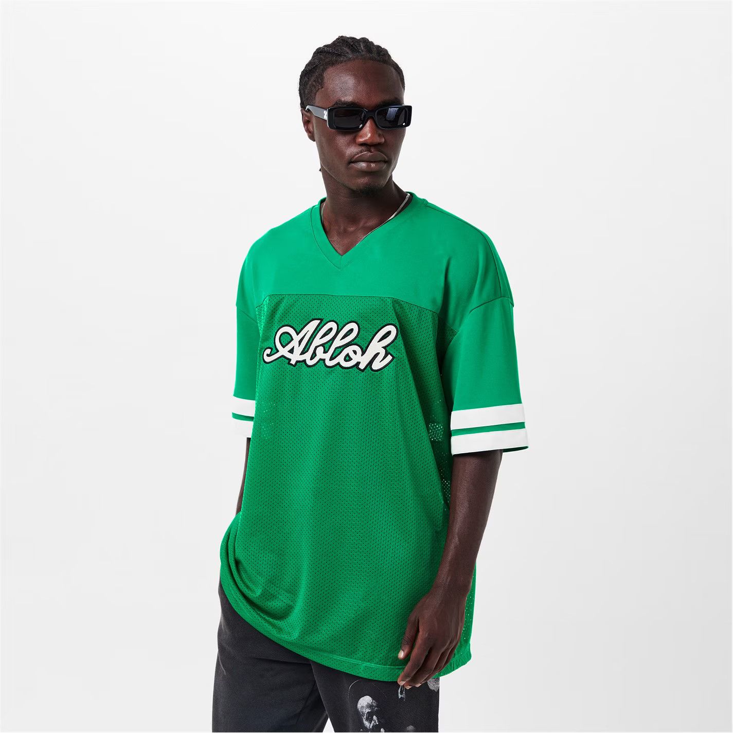 Off-White o1g2r1mq0226 Regular Fit T-Shirt In Green/White Size US M / EU 48-50 / 2 - 3 Thumbnail