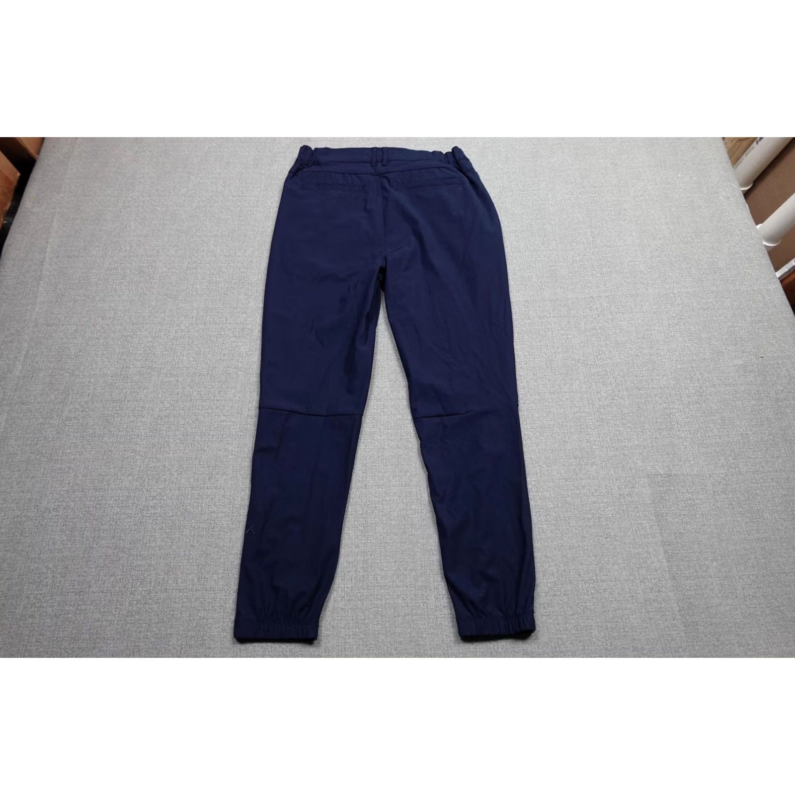 Cuts CUTS Jogger Pants Mens Large Blue 34x30 Polyester Elastic Waist Pockets Tapered Business Casual Size US 33 - 3 Thumbnail