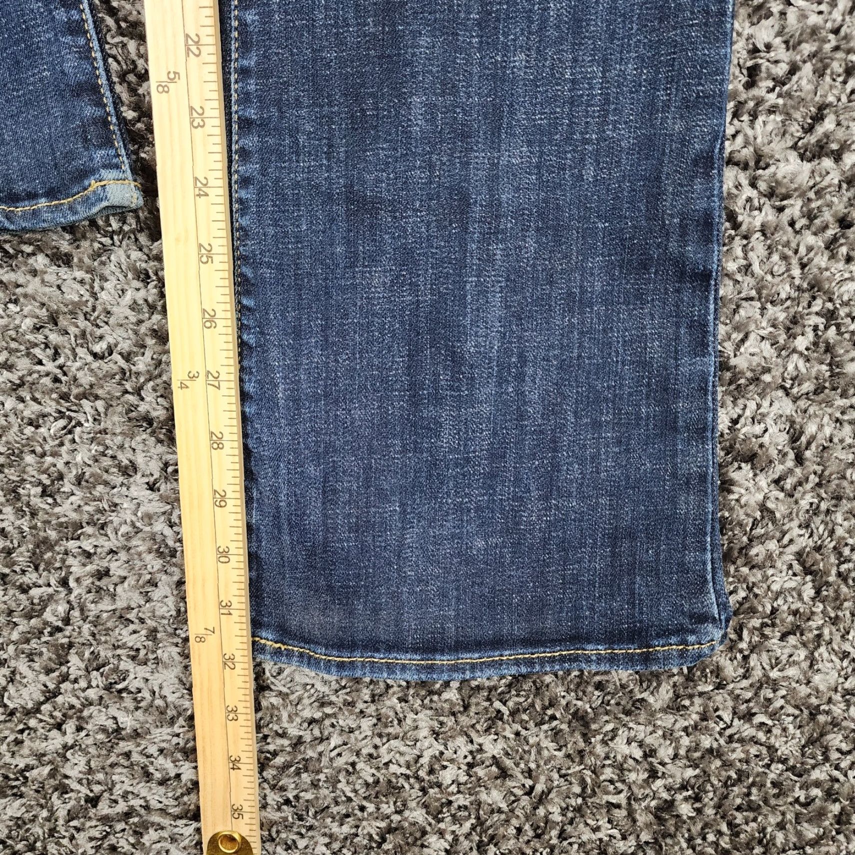 Vintage ROCK & REPUBLIC Womens Distressed Bootcut Jeans Size 12 Blue Size 34" / US 12 / IT 48 - 5 Thumbnail