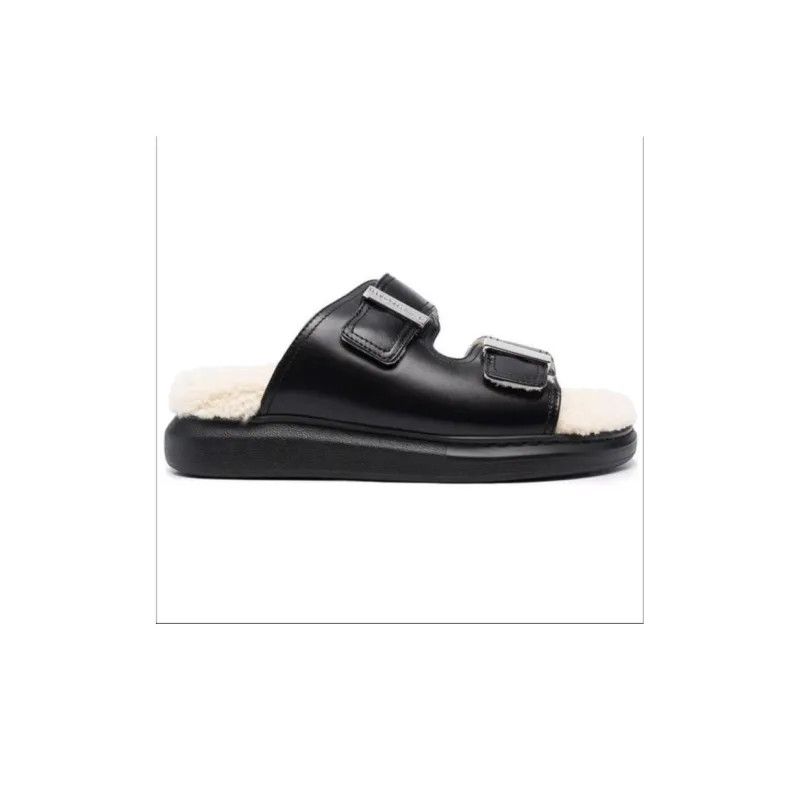 Alexander McQueen o1y0225 Slides in Black Size US 6 / IT 36 - 1 Thumbnail