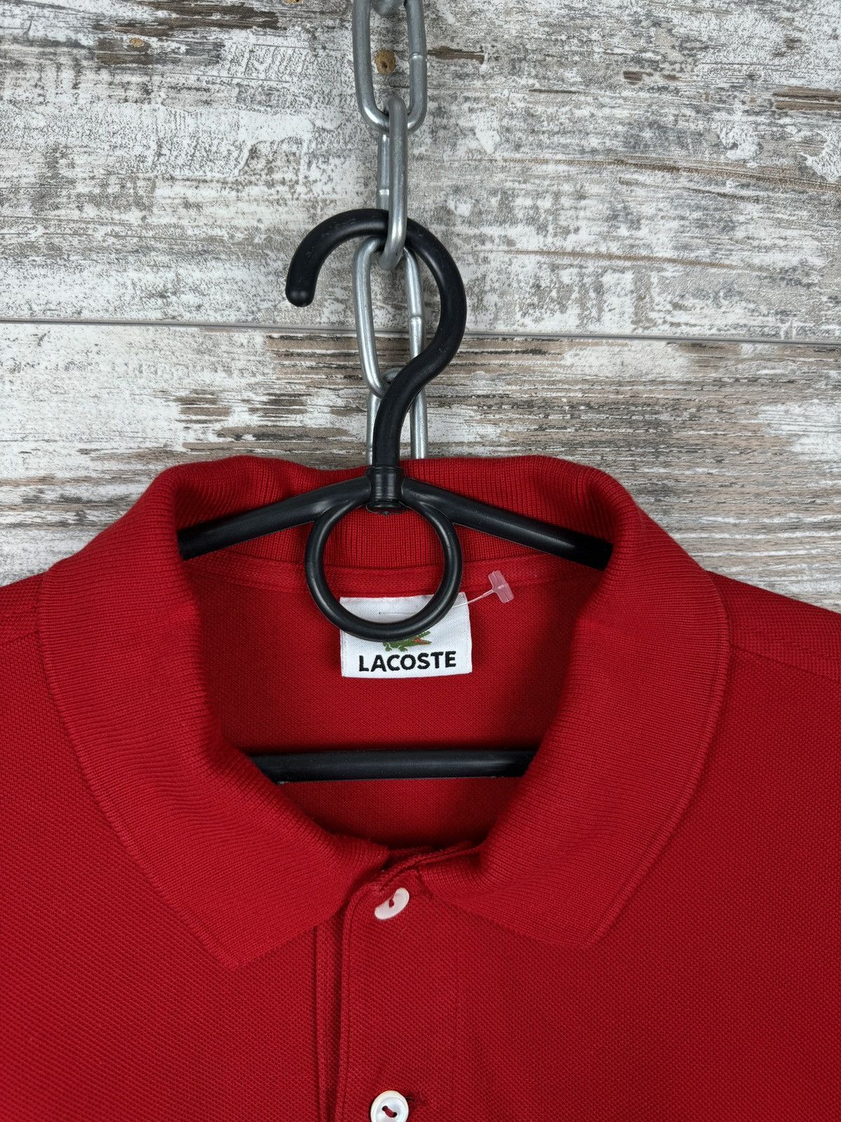 Lacoste × Vintage Mens Vintage Lacoste Longsleeve T-shirt rugby sweatshirt Size US XL / EU 56 / 4 - 5 Thumbnail