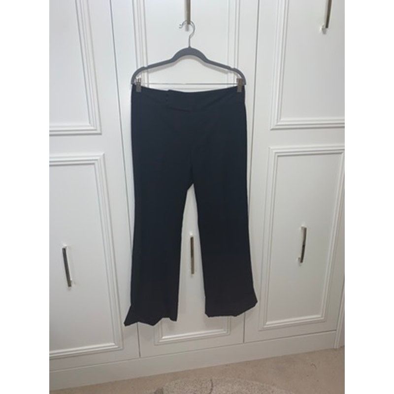 Banana Republic Banana Republic Women's Black Flare Dress Pants Size 6 Size 28" / US 6 / IT 42 - 1 Thumbnail