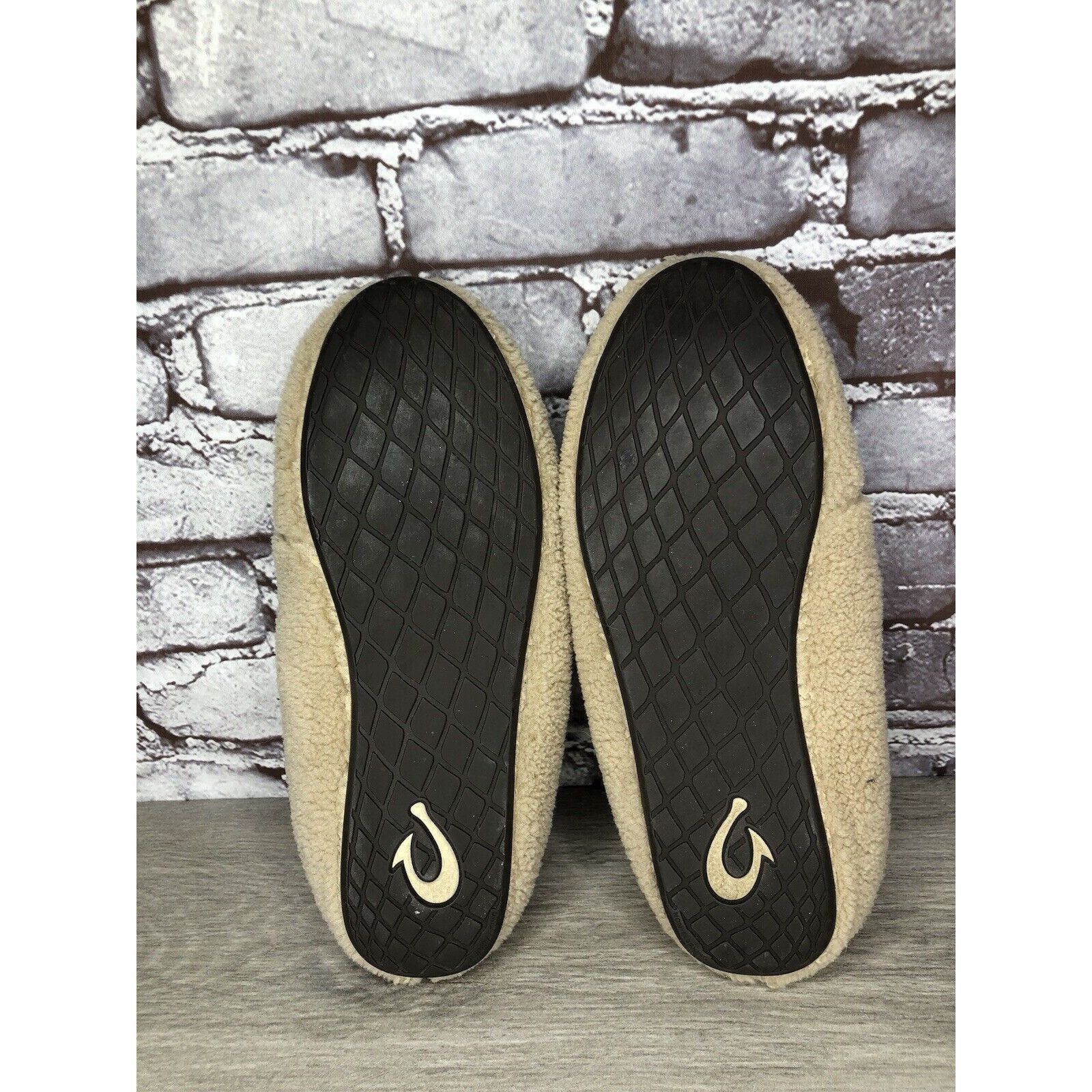Olukai OLUKAI Nohea Heu Tan Sandbar Faux Fur Slippers Loafers Shoes Size US 8 / IT 38 - 11 Thumbnail