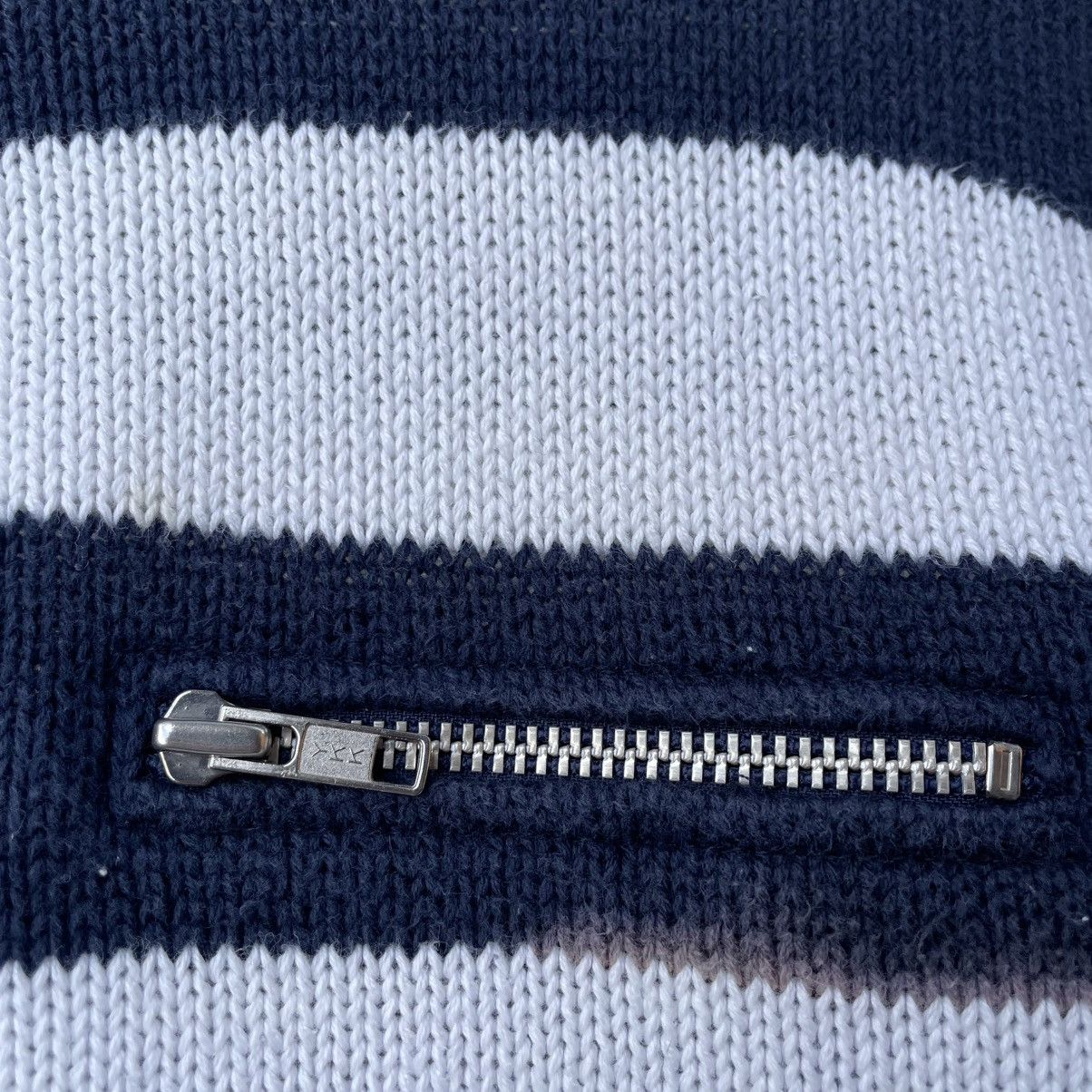 Polo Ralph Lauren 🔥Vintage Polo Ralph Lauren Zipper Pocket Striped Knitwear Size US S / EU 44-46 / 1 - 10 Thumbnail
