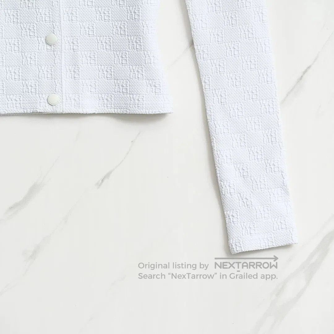 Alexander Wang Alexander Wang Women's Jacquard Slim Cardigan. Size M / US 6-8 / IT 42-44 - 3 Thumbnail