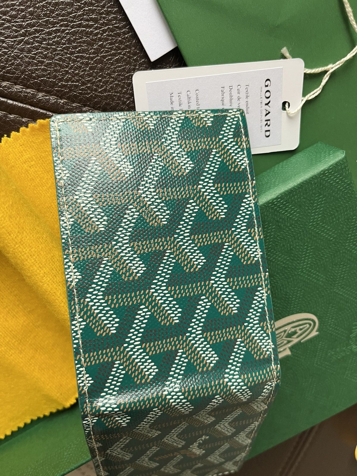 Goyard Goyard Iconic Limited Green Leather Wallet BrandNew Giftable Size ONE SIZE - 9 Thumbnail