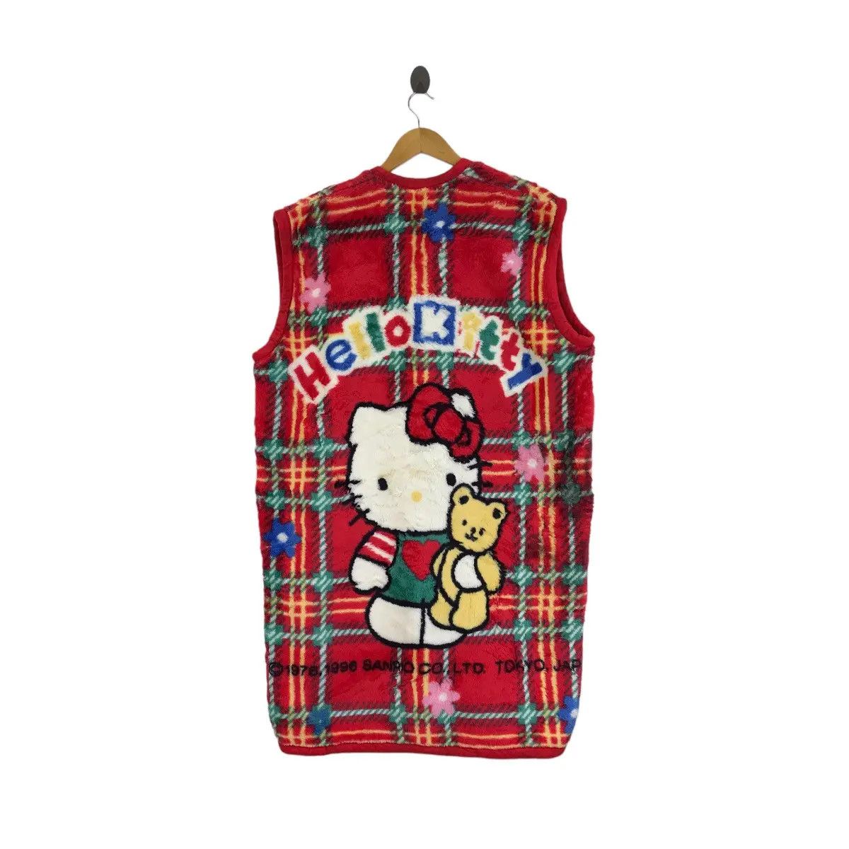 Vintage Vintage HELLO KITTY SANRIO 1996 Collection Fleece Ves Size XL / US 12-14 / IT 48-50 - 2 Thumbnail