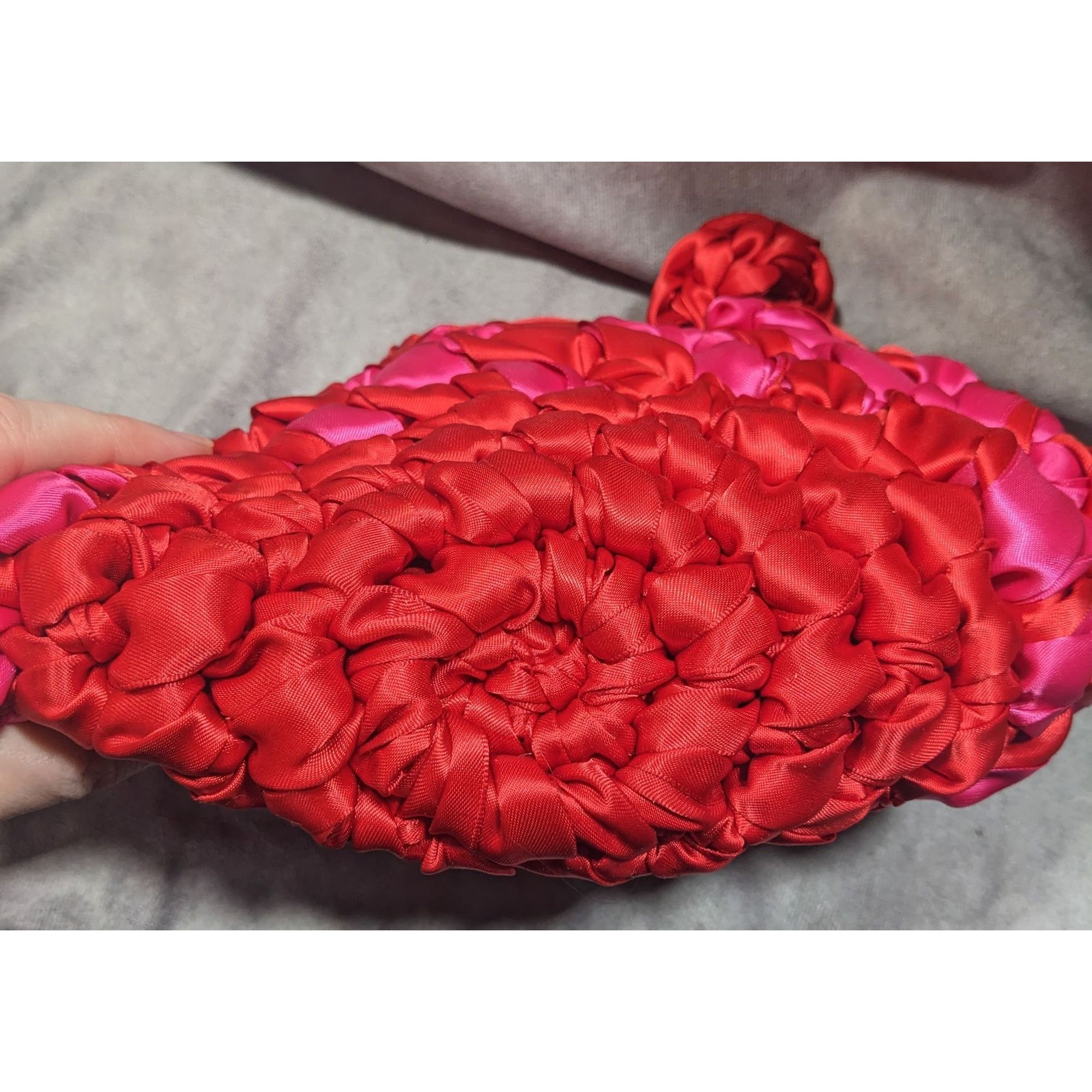 Other Isla Risa Nest Lipstick Red And Hot Pink Handbag Size ONE SIZE - 8 Thumbnail