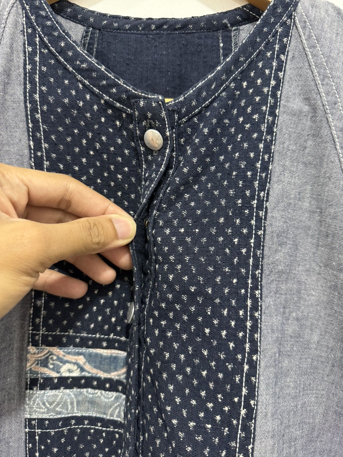 Japanese Brand Japanese Sashiko Handmade Kapital Style Size US L / EU 52-54 / 3 - 4 Thumbnail