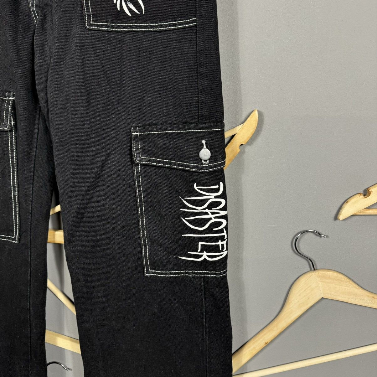 Other Disaster Y2K Romwe Skulls Jeans Size US 32 / EU 48 - 4 Thumbnail