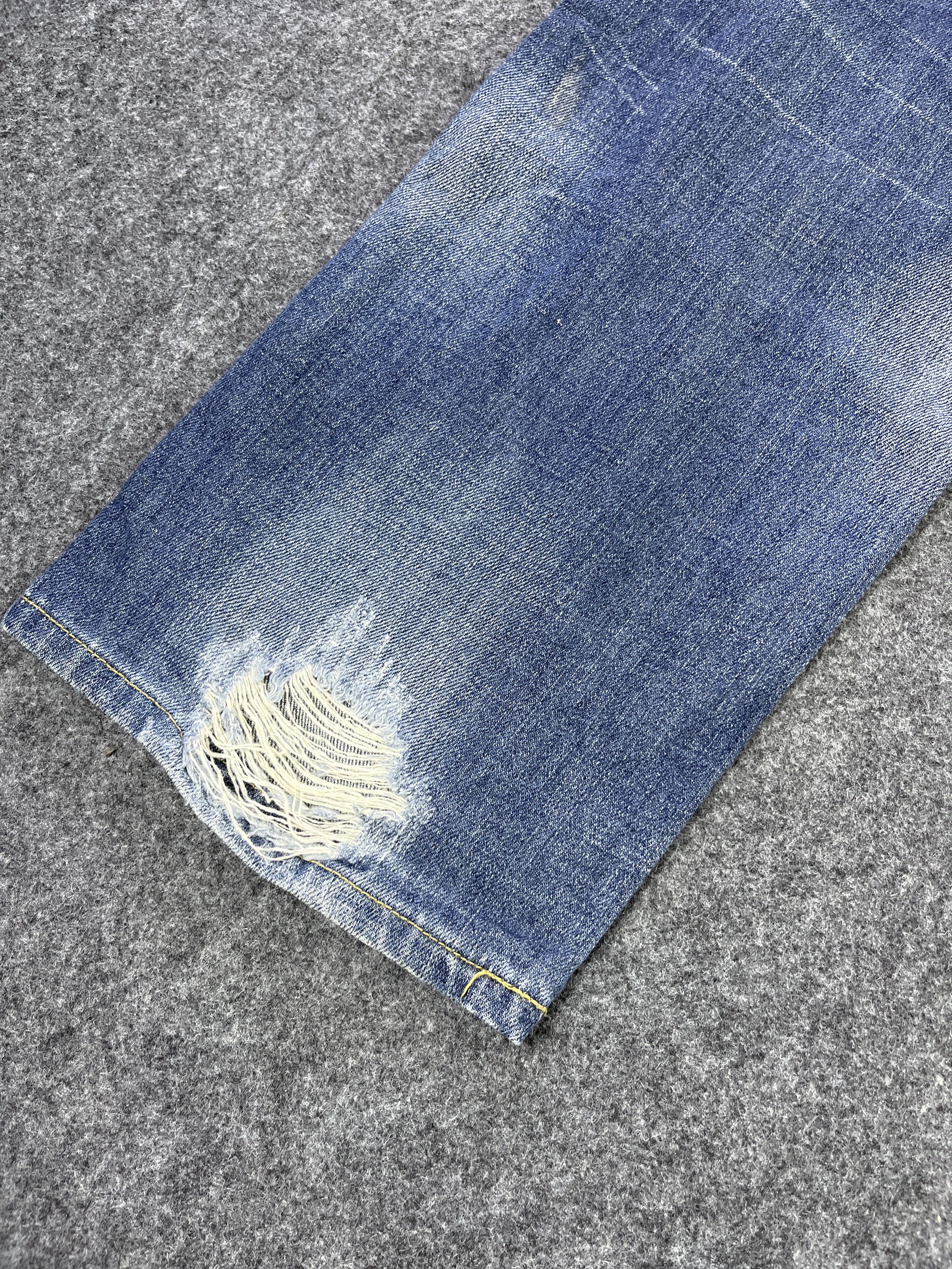 Japanese Brand Savignac 'de Denim Distressed Jeans - J956 Size US 34 / EU 50 - 17 Thumbnail