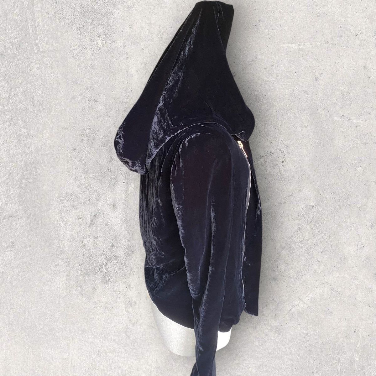 Rick Owens Rick Owens Main Line Velvet Hoodie Size M / US 6-8 / IT 42-44 - 5 Thumbnail