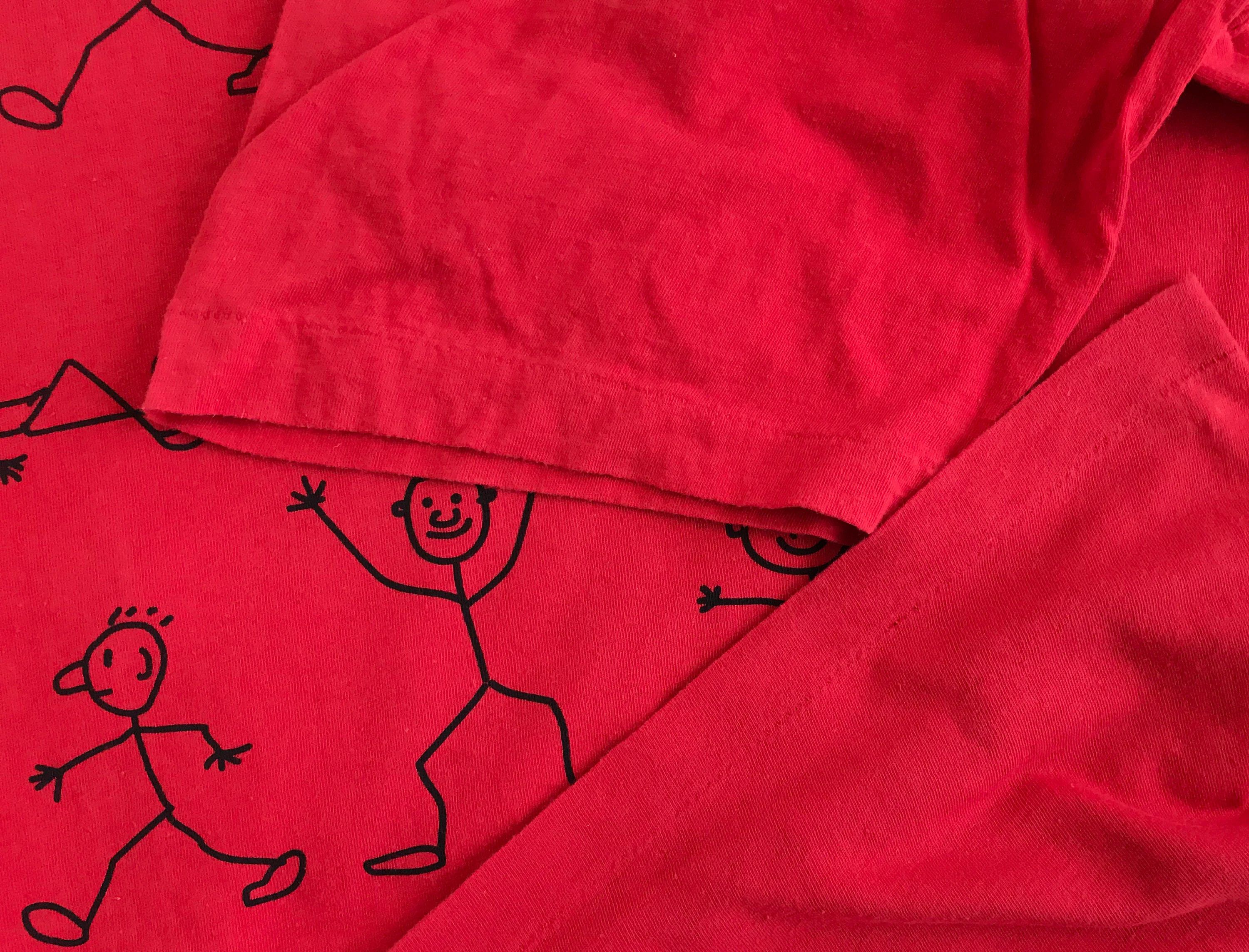 Vintage Vintage 80s 90s Single Stitch T shirt Tee Drawing Sport Size US M / EU 48-50 / 2 - 5 Thumbnail