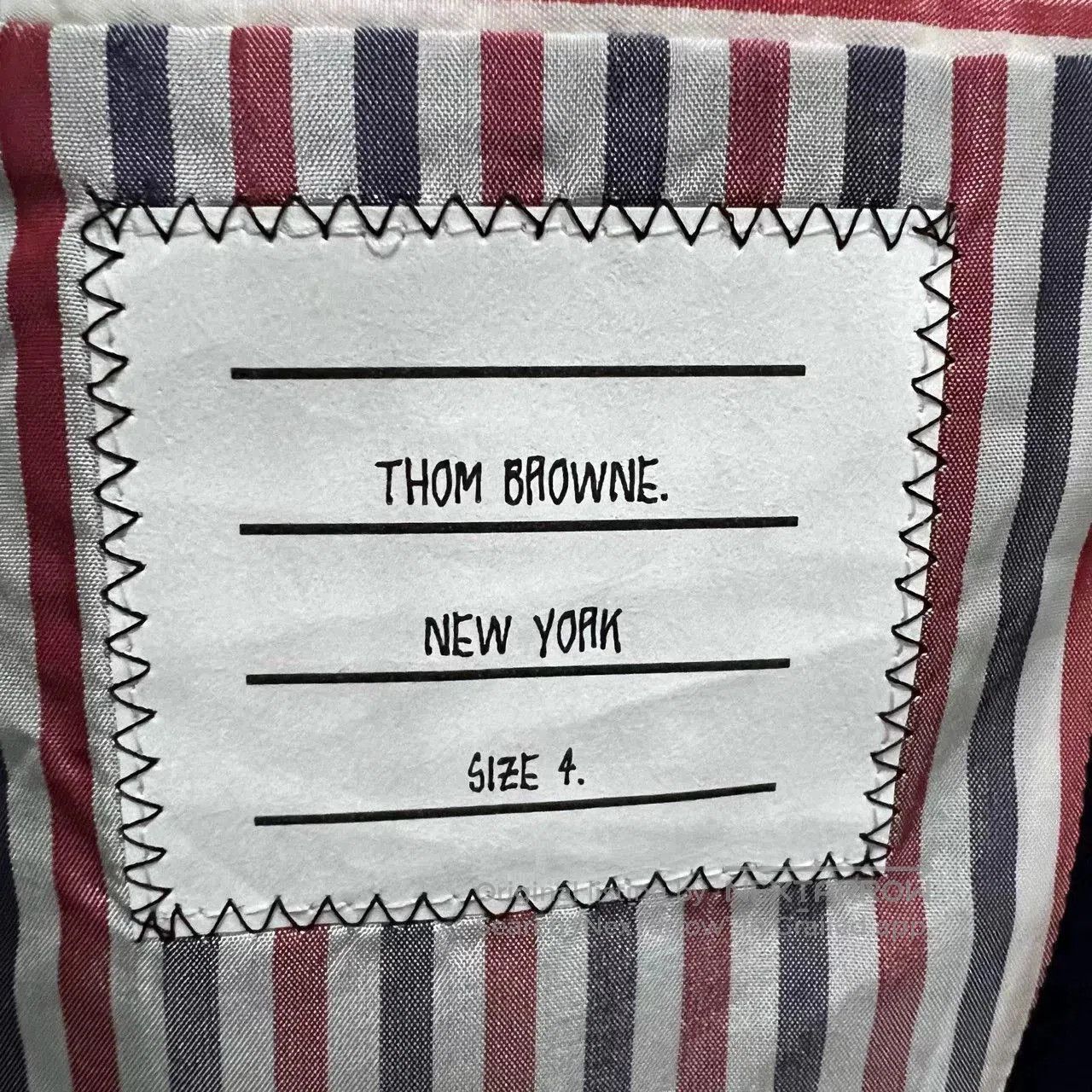 Thom Browne thom browne navy whale embroidered blazer. Size US M / EU 48-50 / 2 - 4 Thumbnail