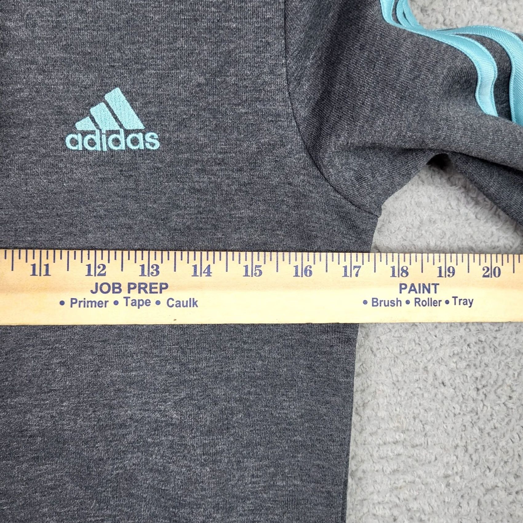 Adidas ADIDAS Women's Full zip Gray Green strips sweatshirt hoodie XS NEW Size XS / US 0-2 / IT 36-38 - 6 Thumbnail