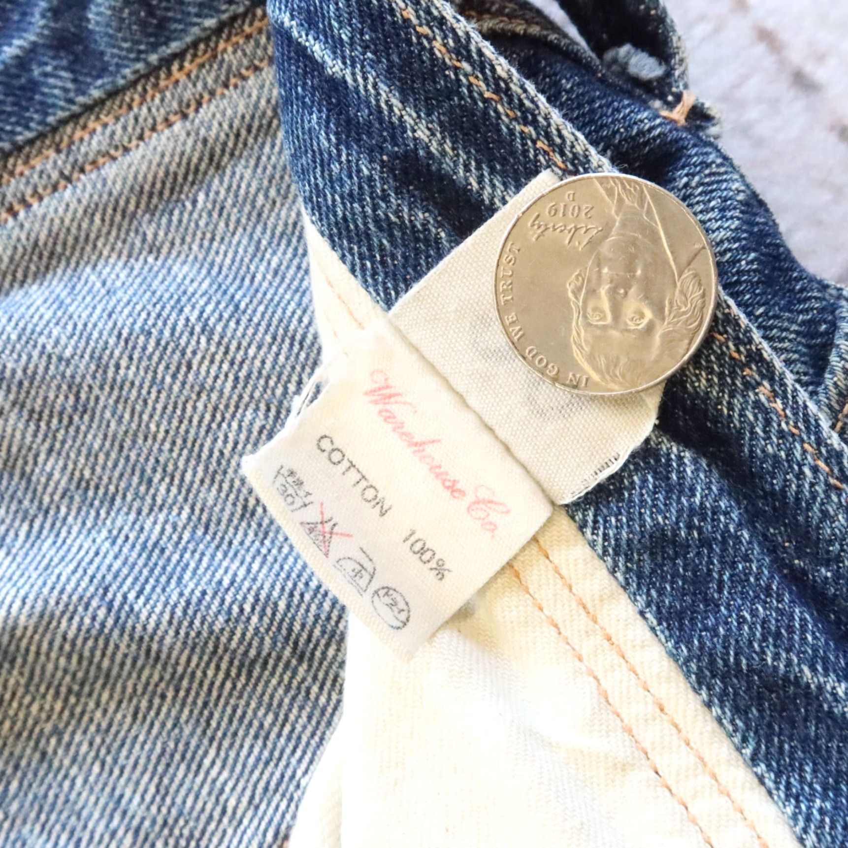 Vintage Vintage Heller's Cafe Larry's Collection Selvedge Denim Jeans Size 30 Size US 30 / EU 46 - 6 Thumbnail