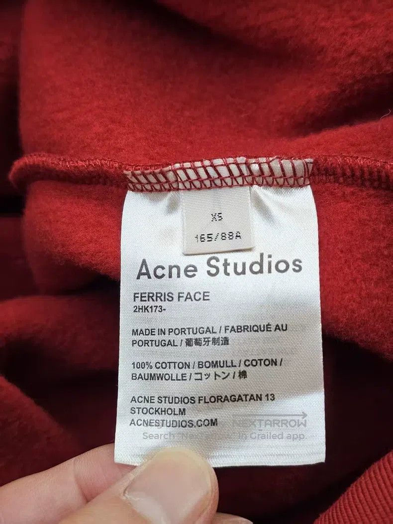 Acne Studios Acne Studios Men's Fleece Hooded Sweatshirt Size US XS / EU 42 / 0 - 6 Thumbnail