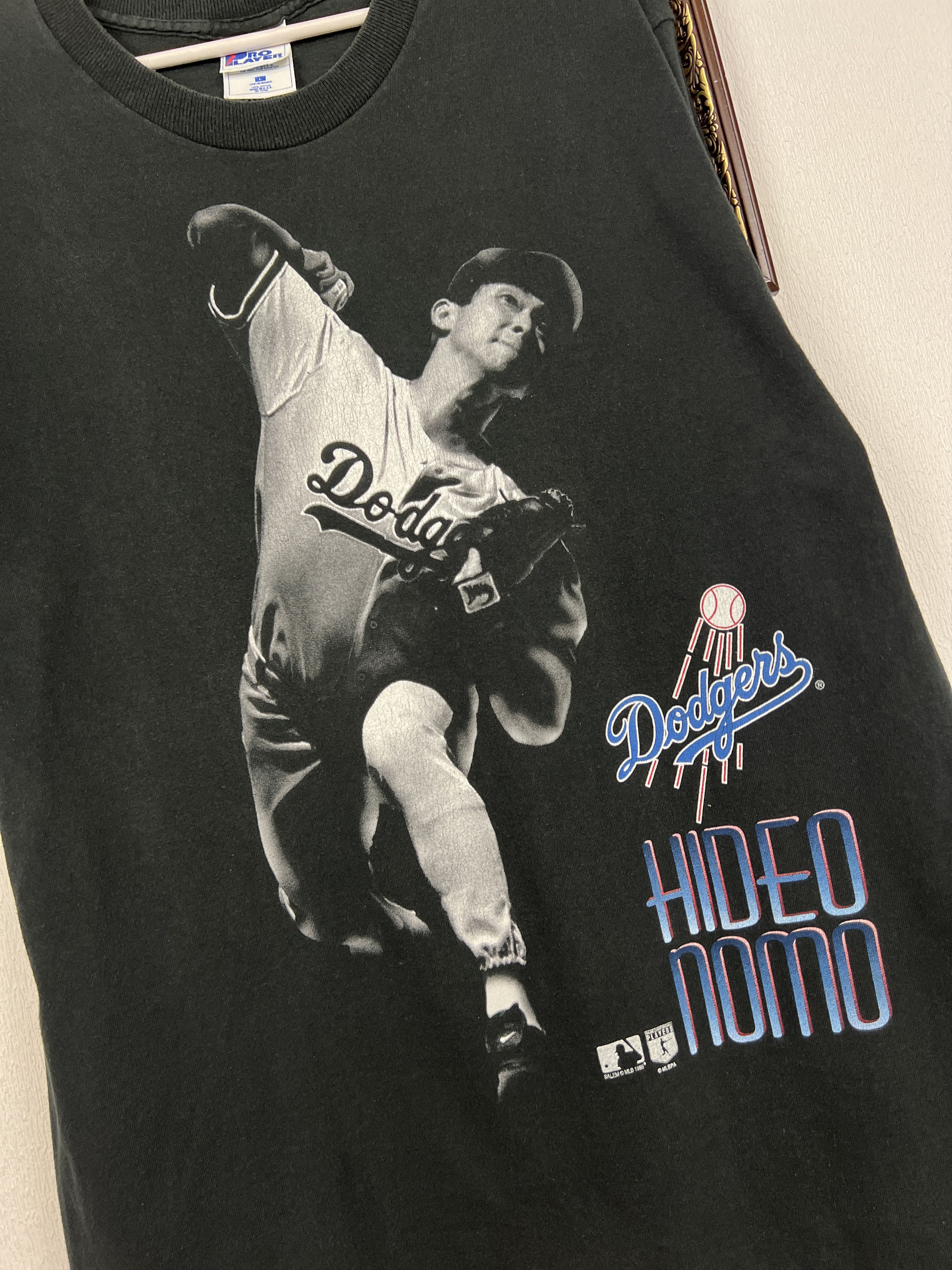 Pro Player Vintage 90's Los Angeles Dodgers Shirt Hideo Nomo Tee Size US L / EU 52-54 / 3 - 3 Thumbnail