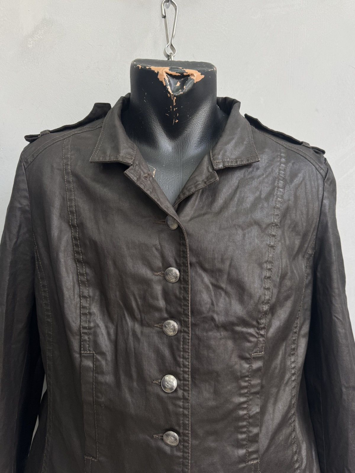 Other Vintage Blazer leather Y2k Diesel Style Avantgarde Japanese Size US M / EU 48-50 / 2 - 2 Thumbnail