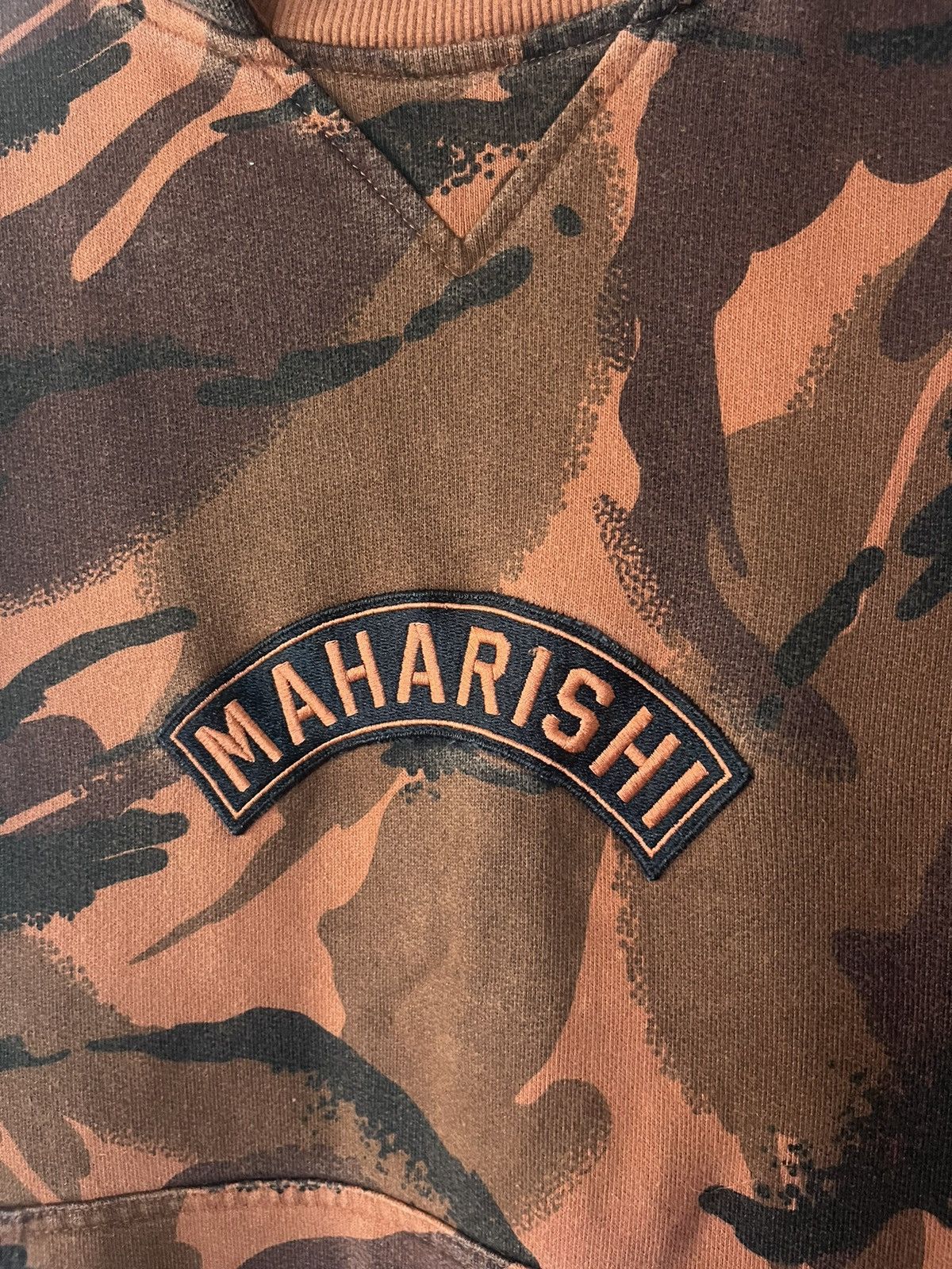 Maharishi Maharishi MHI Middle logo camo orange hoodie Size US S / EU 44-46 / 1 - 2 Thumbnail