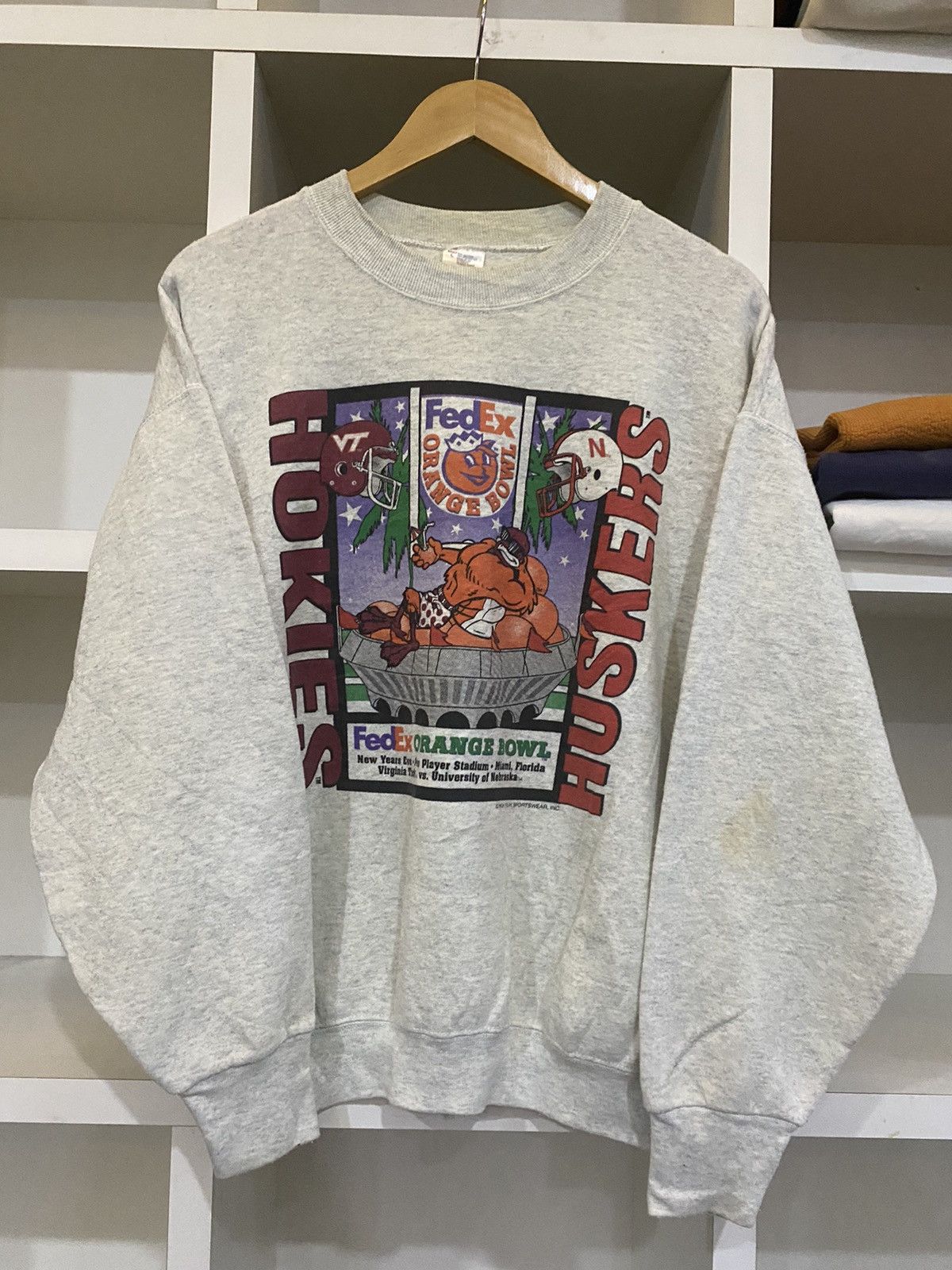 Vintage Vintage Fedex Orange Bowl Sweatshirt Size US S / EU 44-46 / 1 - 7 Thumbnail