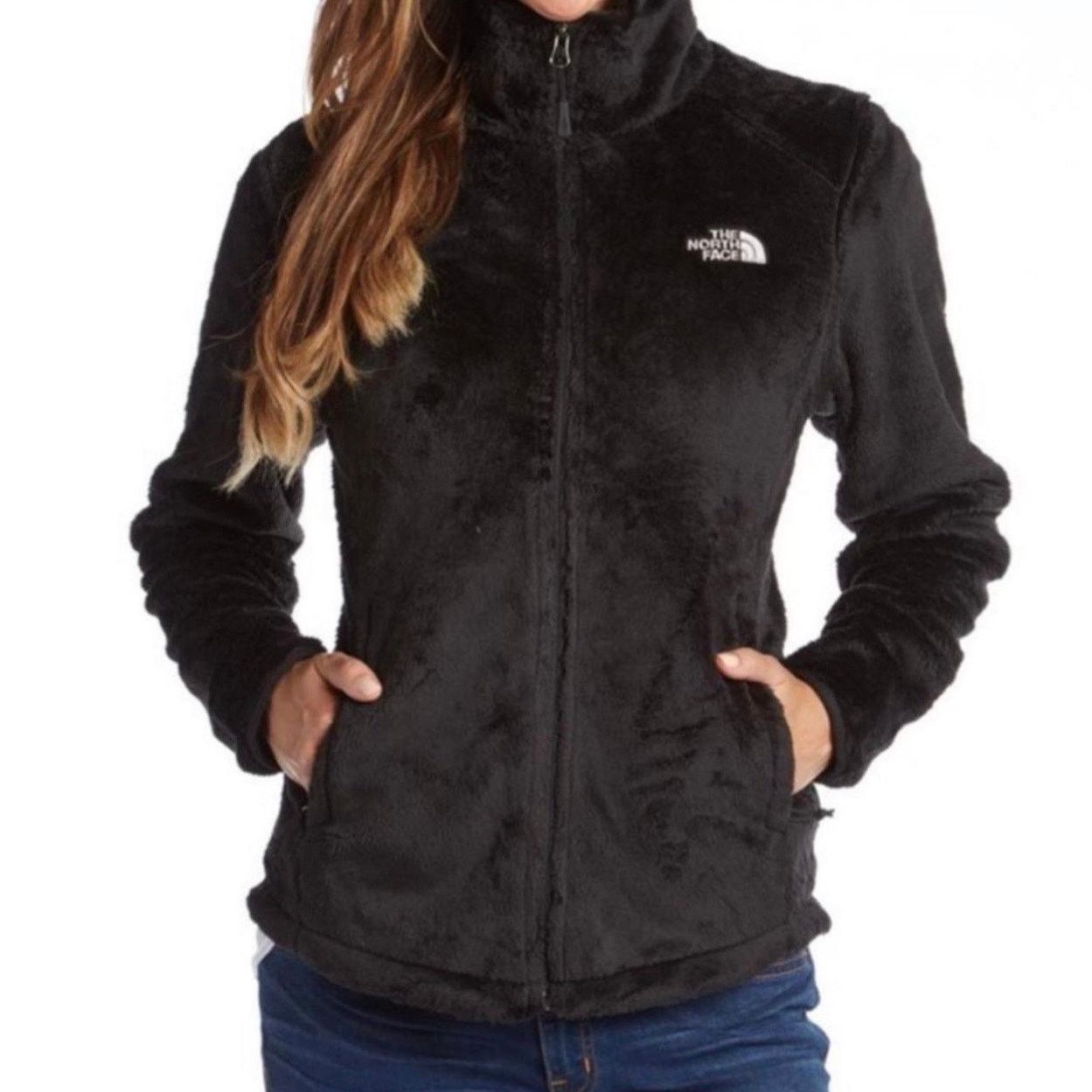 The North Face The North Face Women's Fuzzy Jacket fleece black zip up Size S / US 4 / IT 40 - 1 Thumbnail