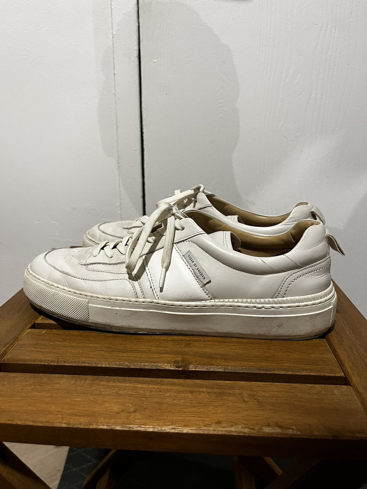 Tiger of Sweden Tiger of Sweden Leather Sneakers Size US 10 / EU 43 - 1 Thumbnail