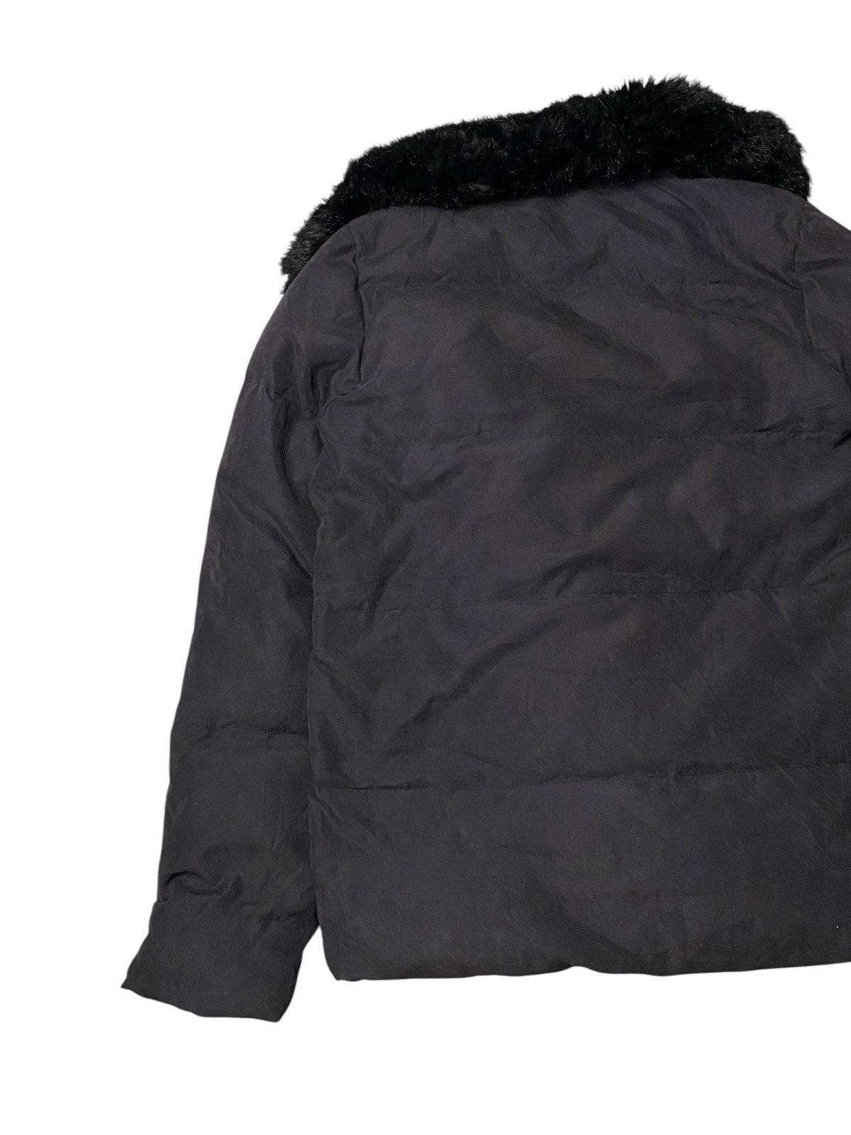 If Six Was Nine 2000's Lip Service Mink Fur Collar Puffer Jacket Size US M / EU 48-50 / 2 - 7 Thumbnail