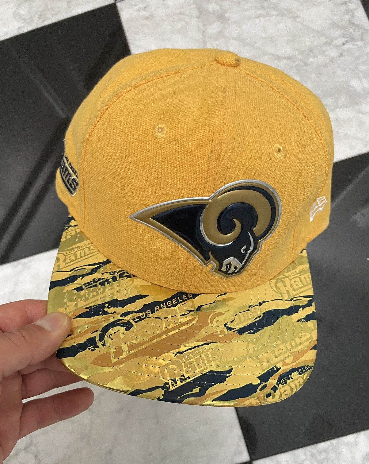 New Era 🔥 Vintage Rare Rams adjustable hat Size ONE SIZE - 2 Thumbnail