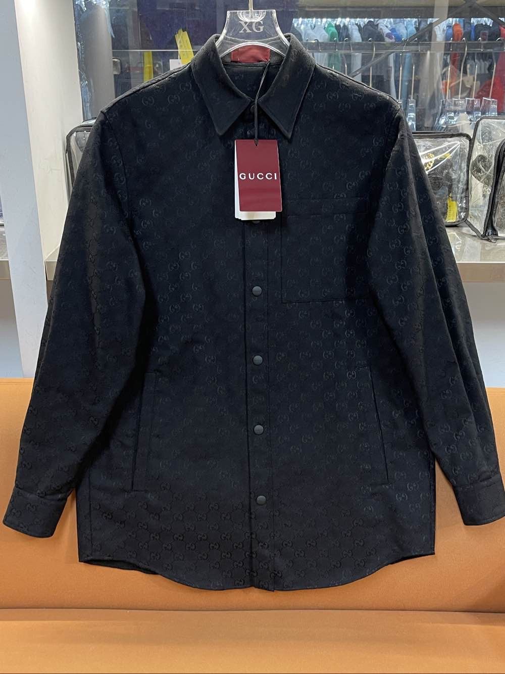 Gucci Gucci GG Canvas Logo Shirt Size M Size US XS / EU 42 / 0 - 1 Thumbnail