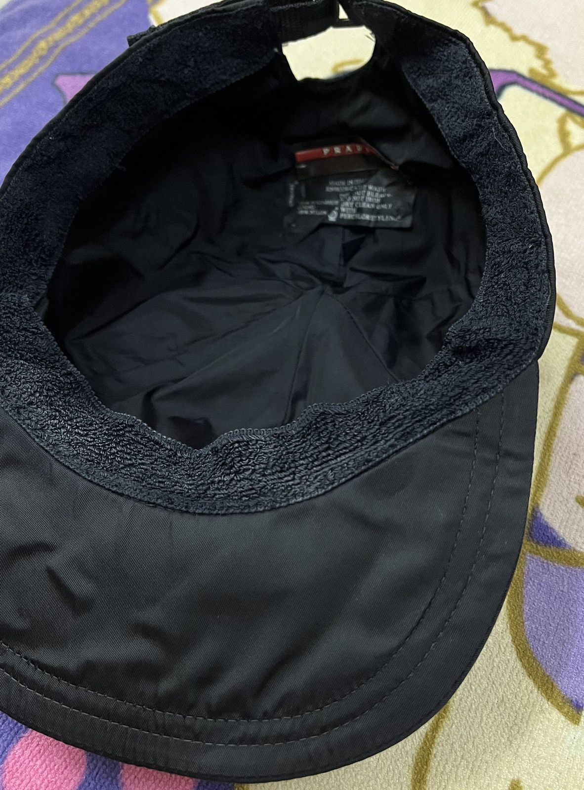 Prada Rare🔥PRADA Nylon Made in Italy Snapback Size ONE SIZE - 12 Thumbnail