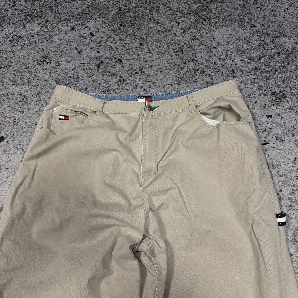 Vintage Vintage Tommy Hilfiger Tan Khaki Carpenter Pants ERD Grunge Size US 40 / EU 56 - 9 Thumbnail