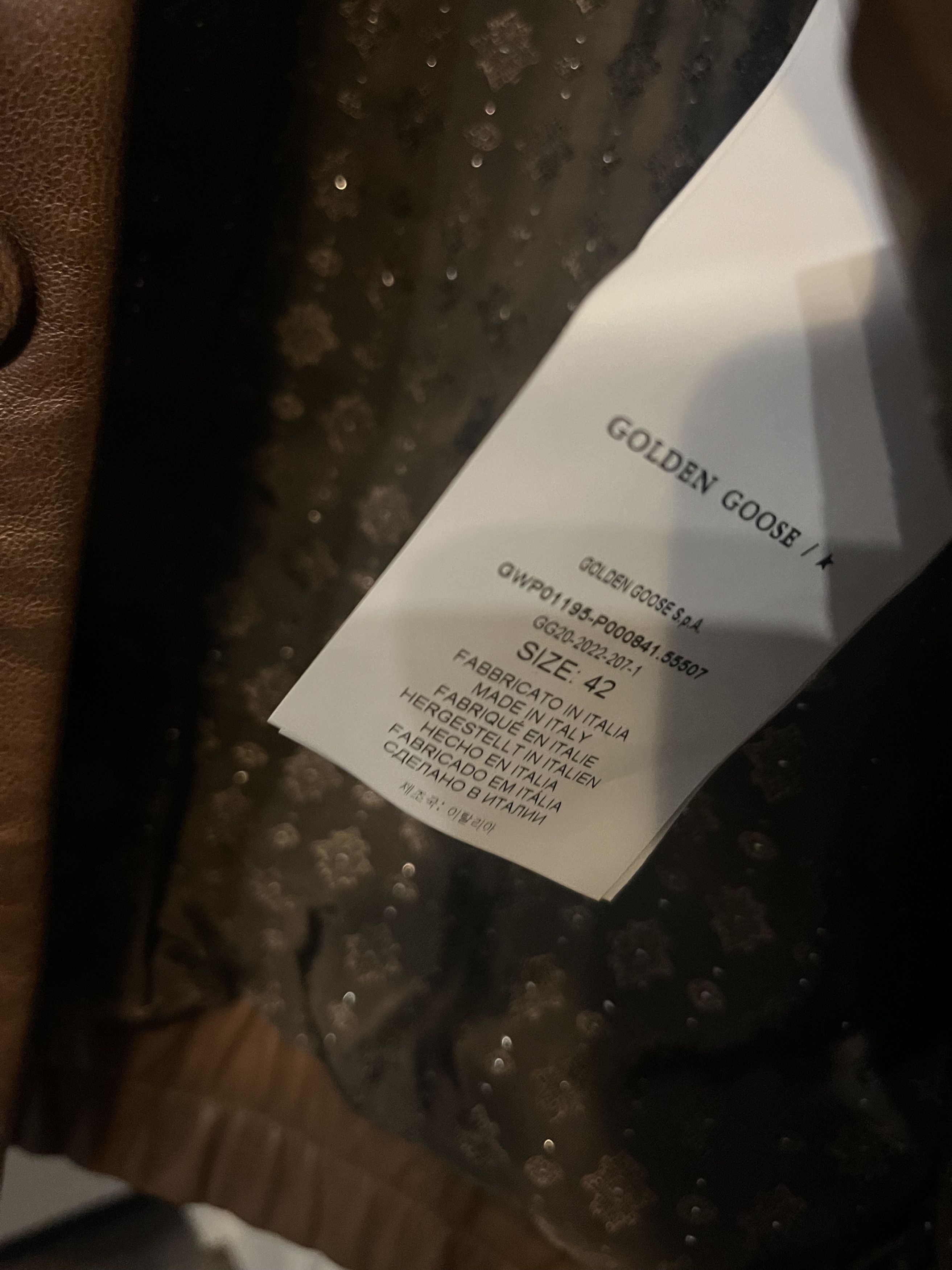 Golden Goose Brown Vintage Look Leather Bomber Jacket Size M / US 6-8 / IT 42-44 - 3 Thumbnail