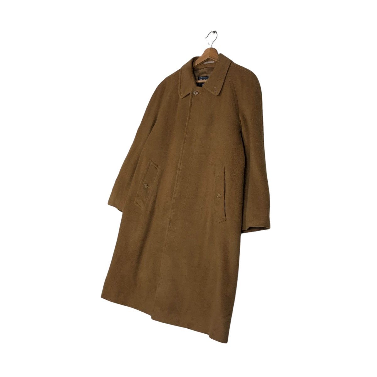 Burberry 🔥VINTAGE FLY WOOL HERRINGBONE LONG JACKET BURBERRYS Size US M / EU 48-50 / 2 - 4 Thumbnail