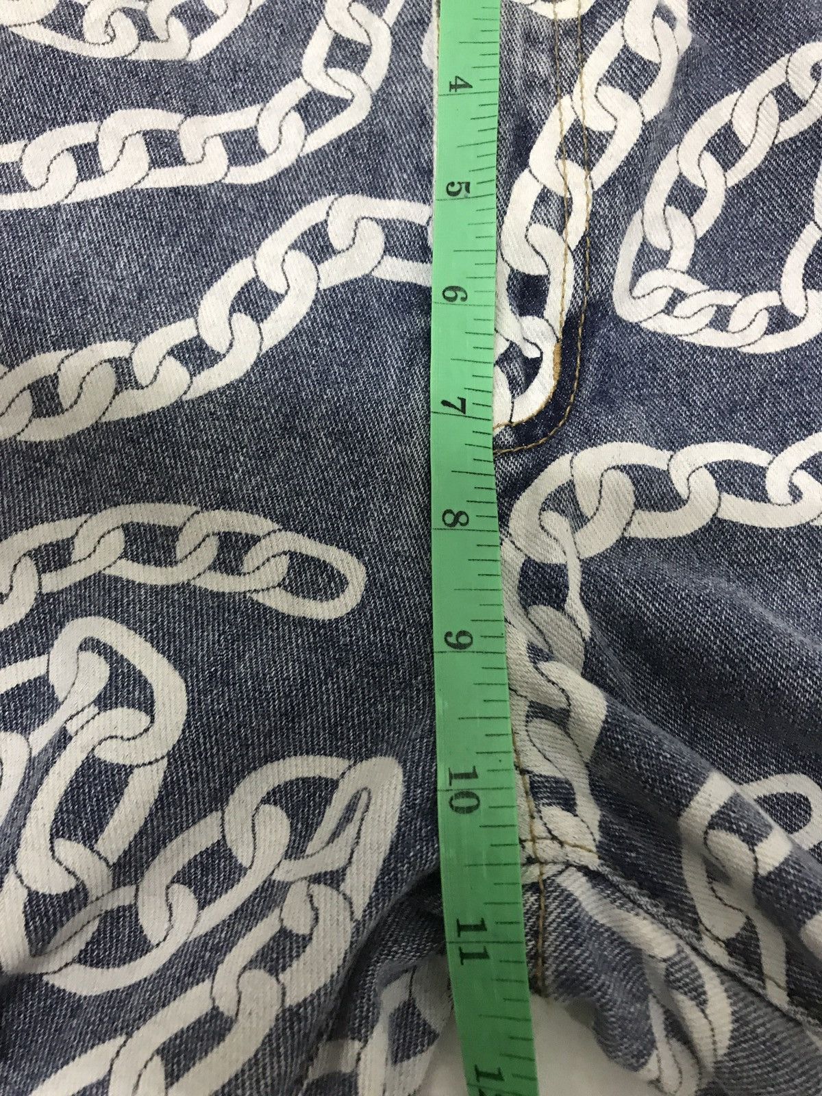 Japanese Brand spoon jeans distress chain ovp design Size US 30 / EU 46 - 7 Thumbnail