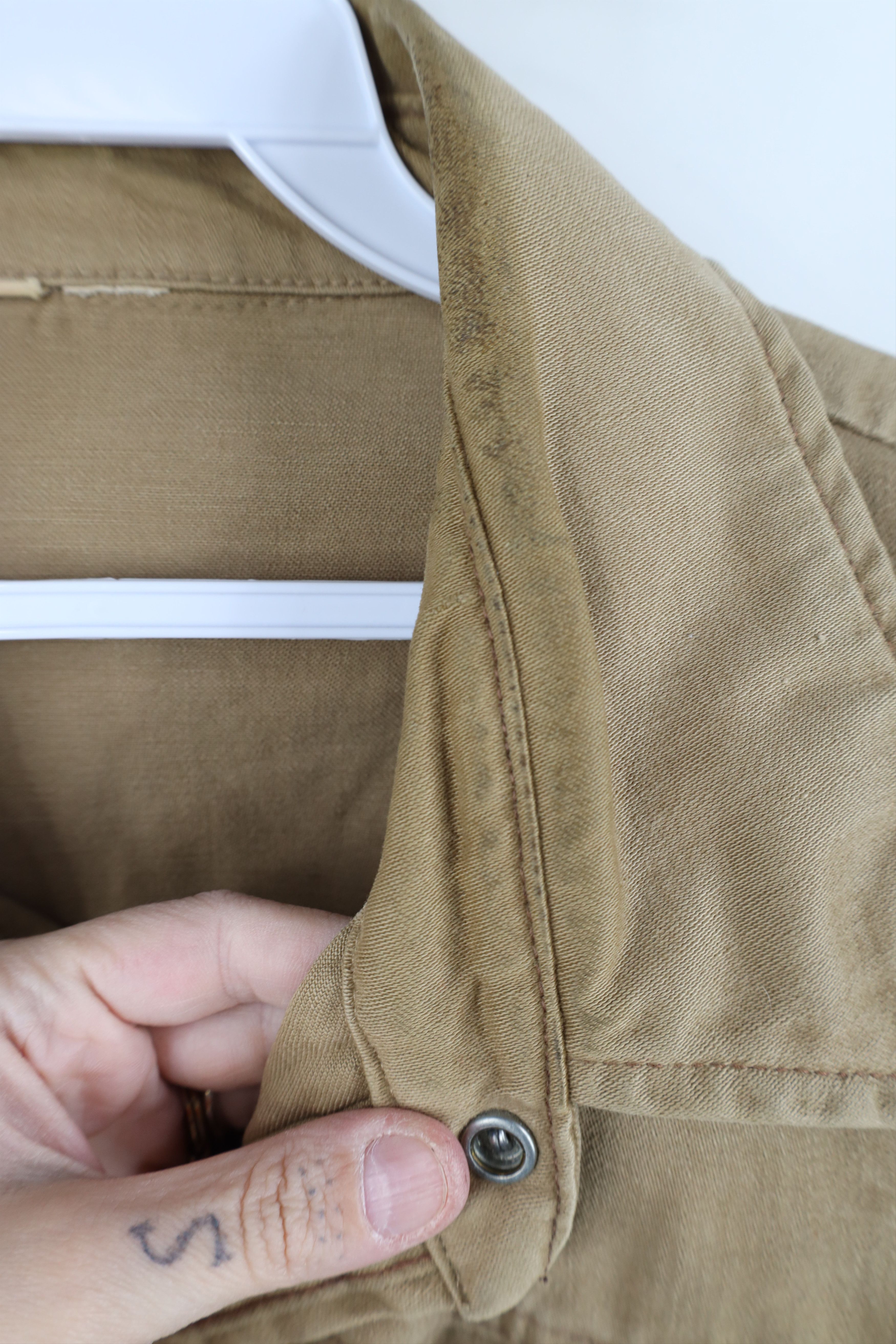 Vintage Vintage 60s 70s Heavy Western Chamois Cloth Shirt Jacket USA Size US XXL / EU 58 / 5 - 10 Thumbnail