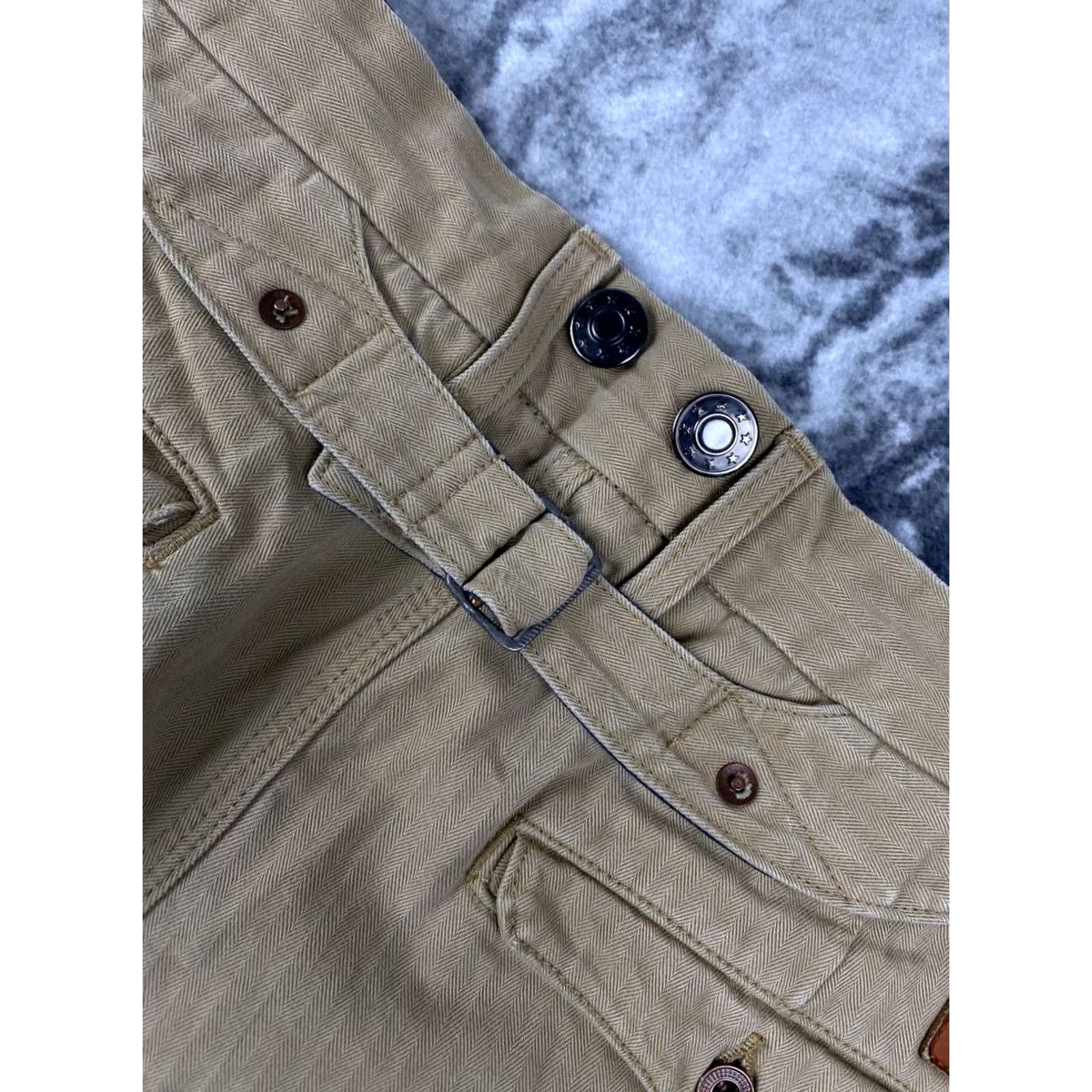 Twisted X VINTAGE Freenote Cloth Pants Men 36 Beige Cargo Straight Front Pocket Cotton Unit 36 Inseam 36 Spring Fall Mens Size US 36 / EU 52 - 5 Thumbnail