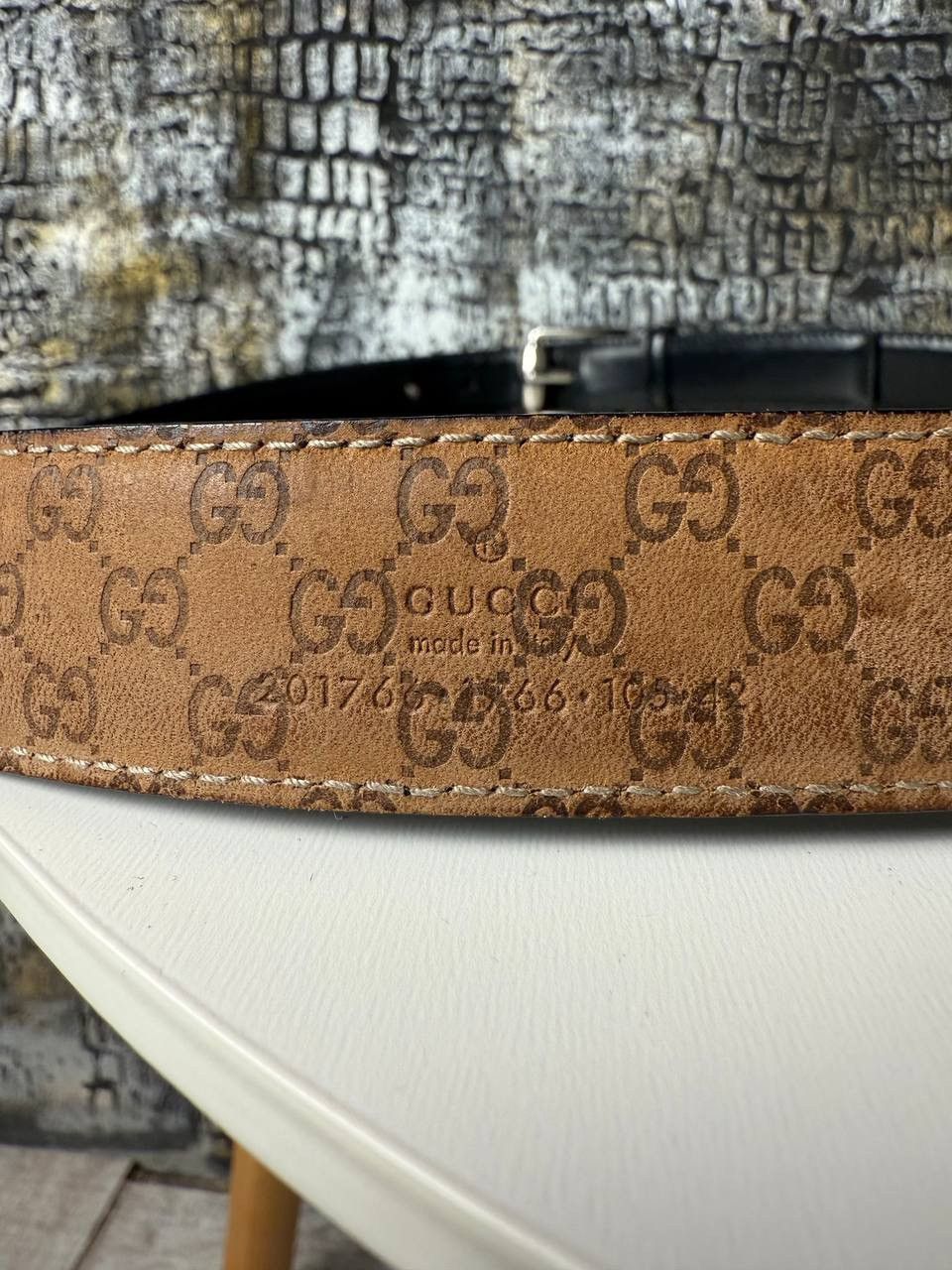 Gucci Leather Gucci monogram belt y2k oldmoney Size ONE SIZE - 25 Thumbnail