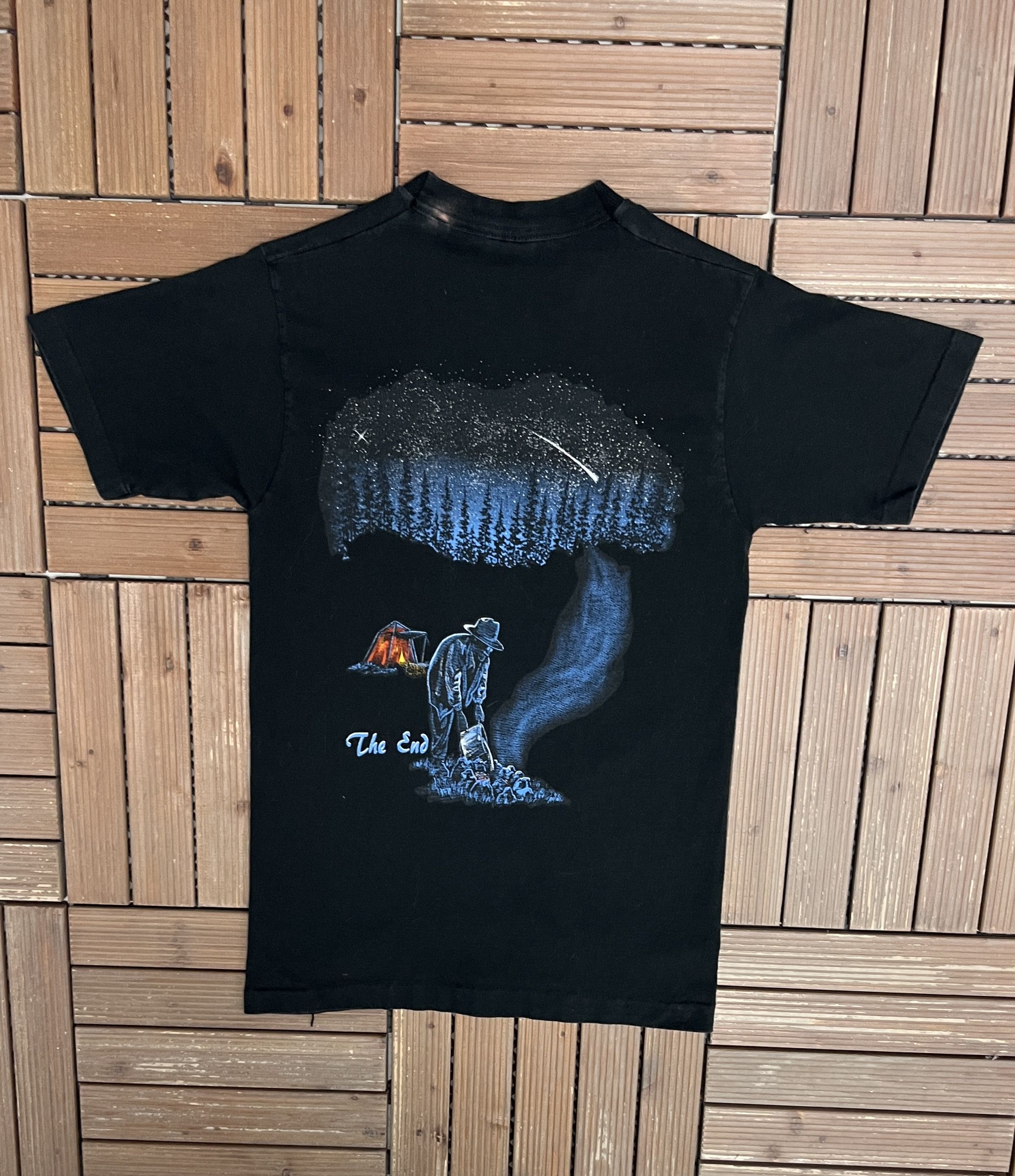 Vintage Little Austria Trailer Park Vintage Black T-Shirt Tee Size US S / EU 44-46 / 1 - 4 Thumbnail